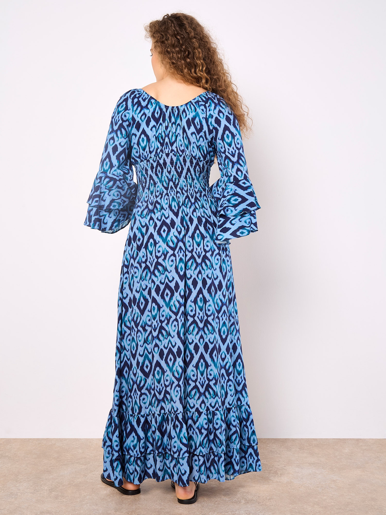 Apricot Maxikleid »Maxikleid« mit Rüschenärmeln