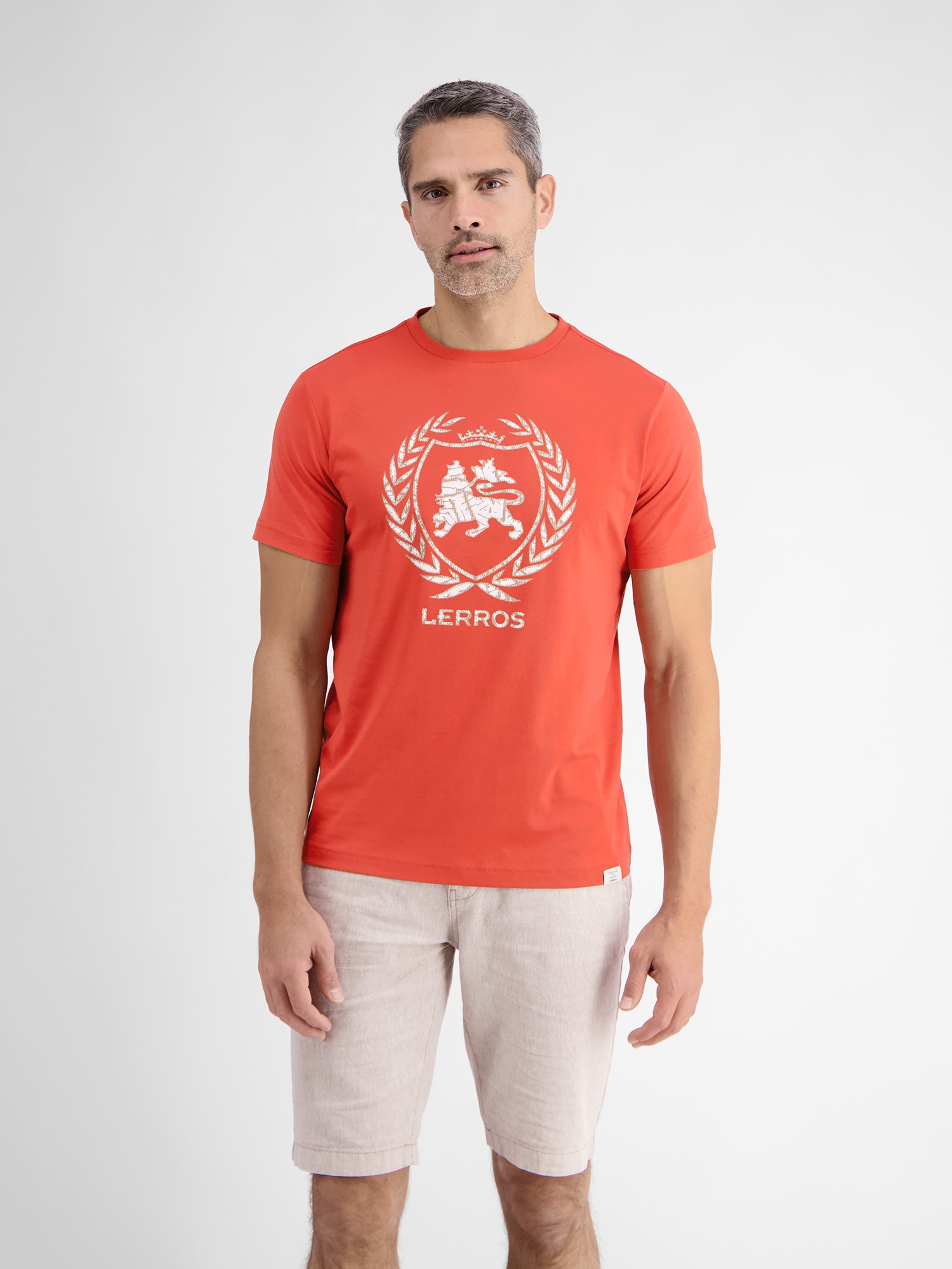 LERROS T-Shirt »T-Shirt mit Logoprint«
