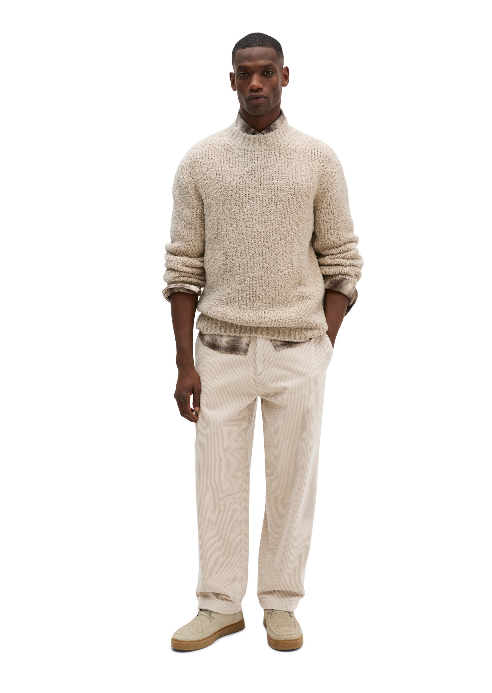 Marc O'Polo Strickpullover »aus weichem Schurwolle-Mix«