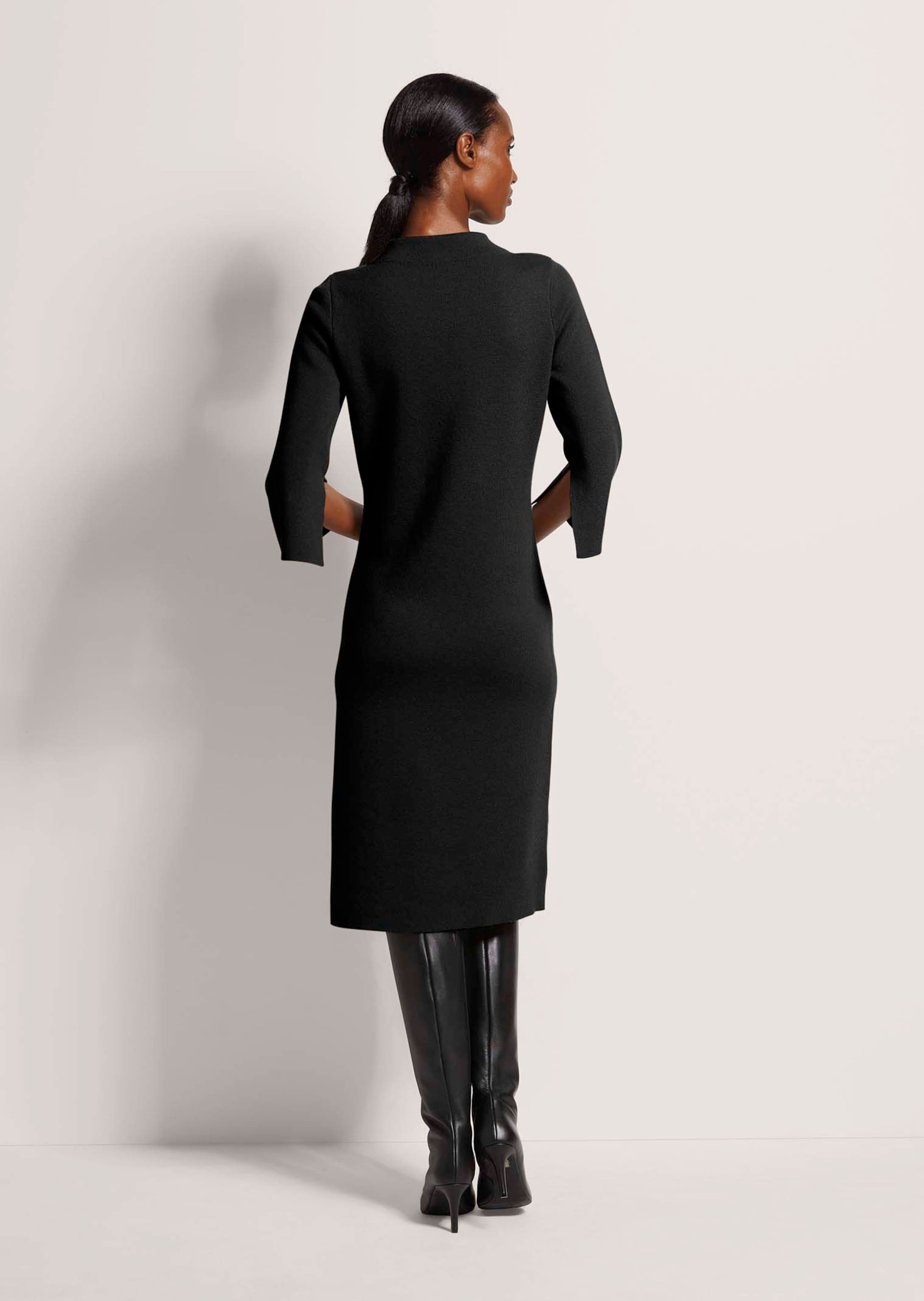 MADELEINE Strickkleid »Strickkleid Halbarm Kaschmir-Strickkleid in Midilänge«