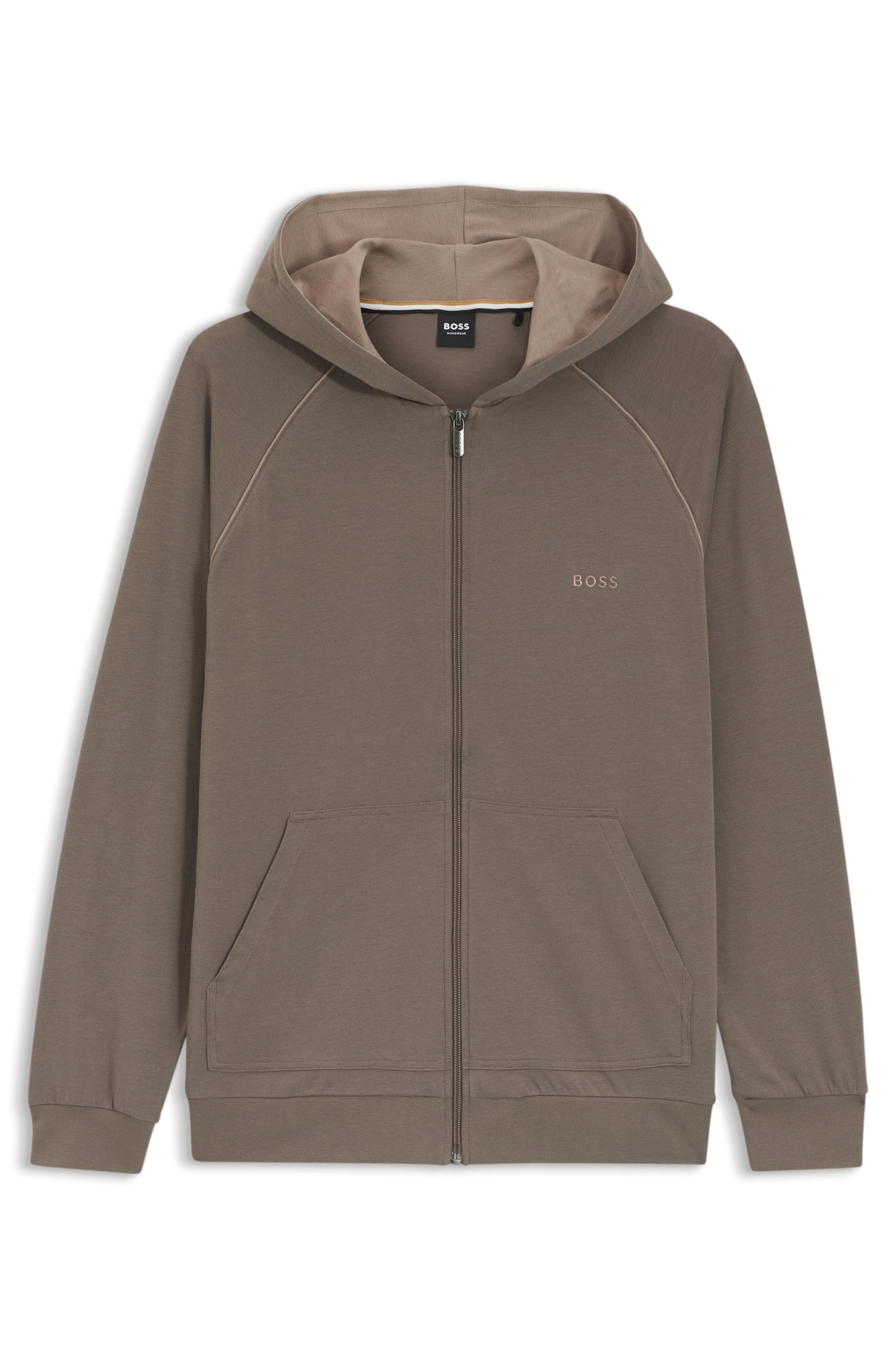 BOSS Kapuzensweatjacke »Mix&Match Jacket H«, mit Kängurutasche