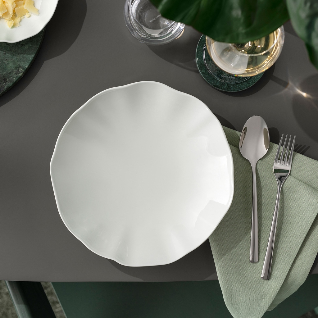 Villeroy & Boch Suppenteller »Suppenteller Pura ø 25,4 cm 6er Set weiß« Spülmaschinenfest, Mikrowellensicher
