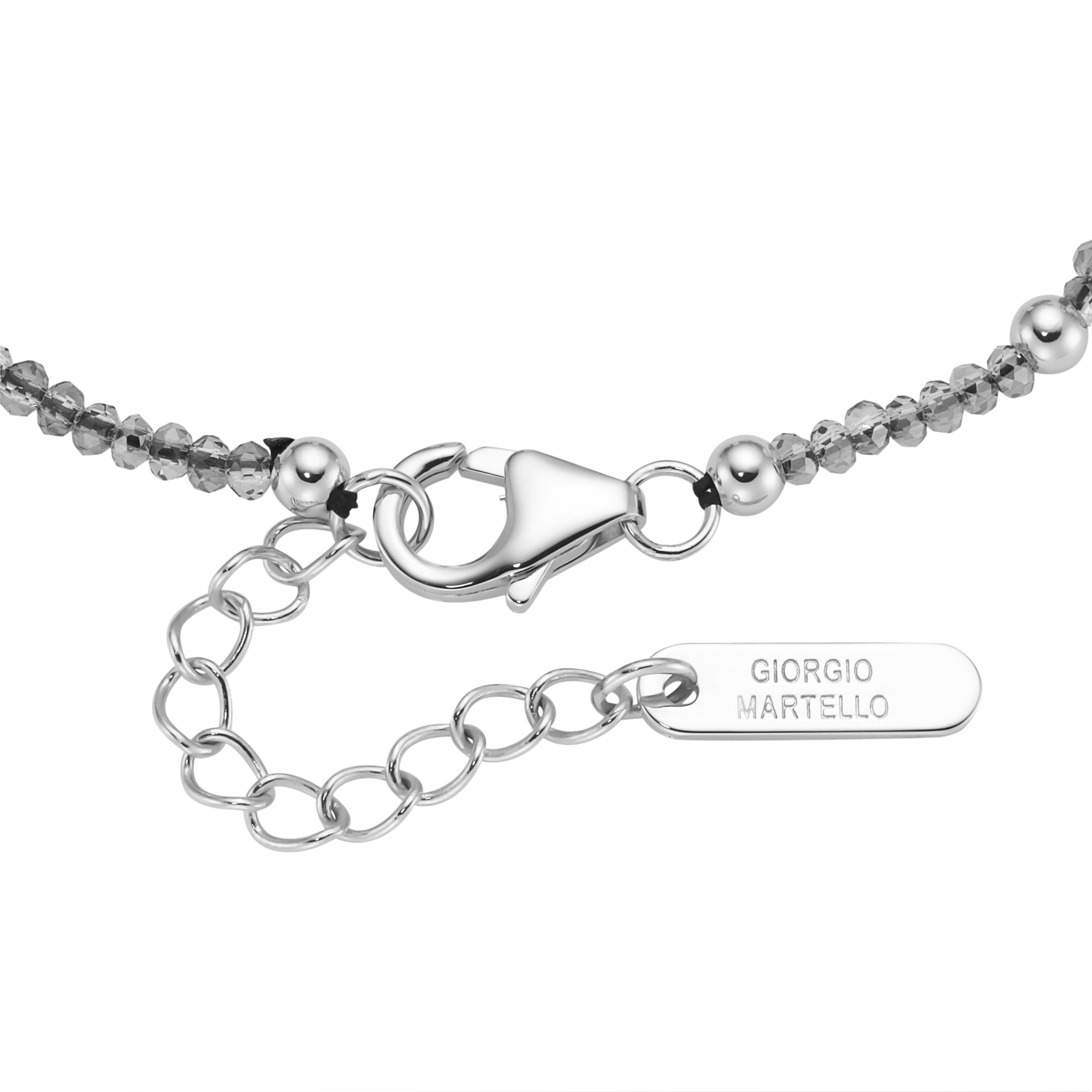 GIORGIO MARTELLO MILANO Armband »mit Süßwasser-Perlen und Ziersteinen, Silber 925«