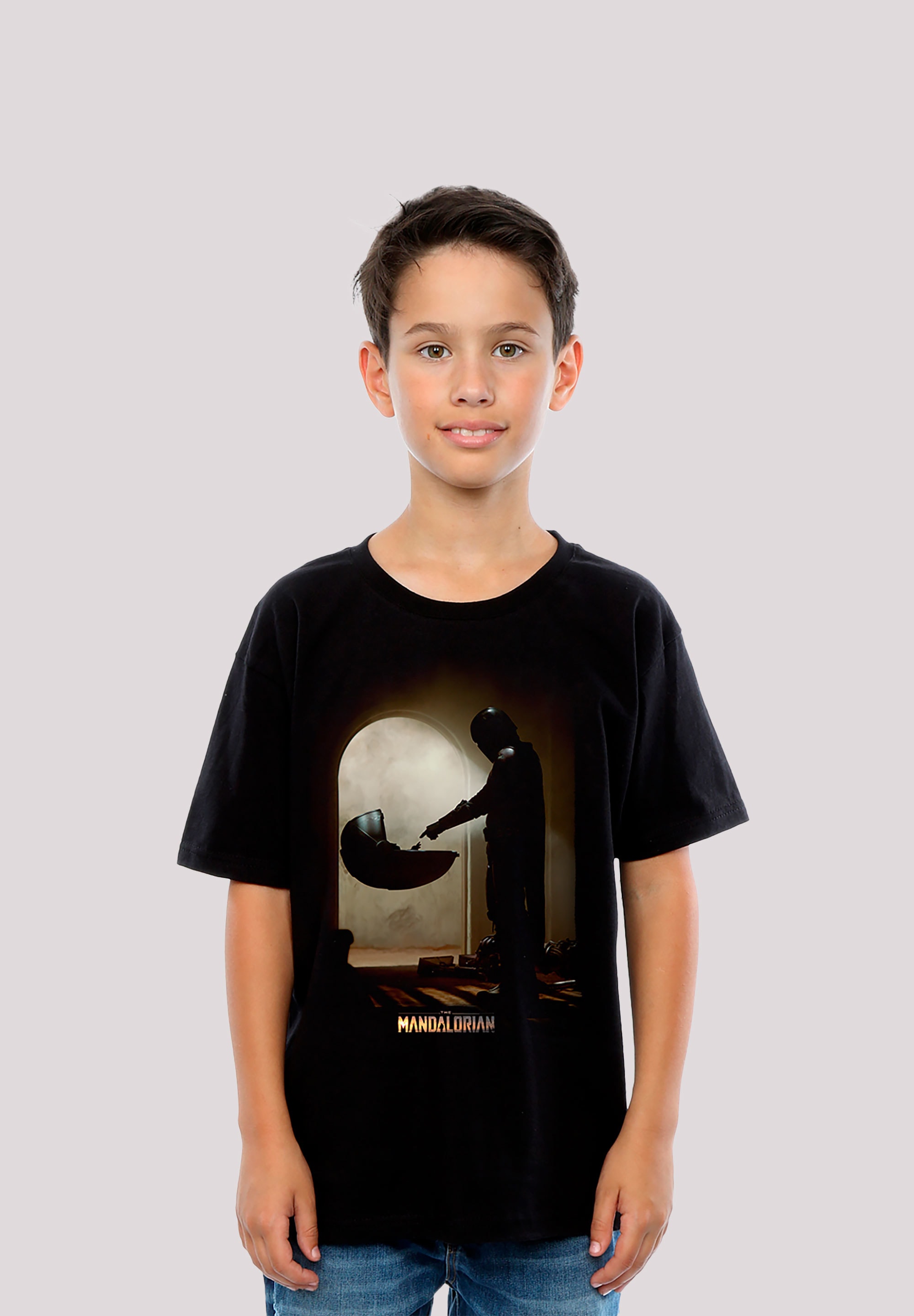 F4NT4STIC T-Shirt Sterne«, Print Krieg The »Star Wars Mandalorian der - | Premium bestellen BAUR