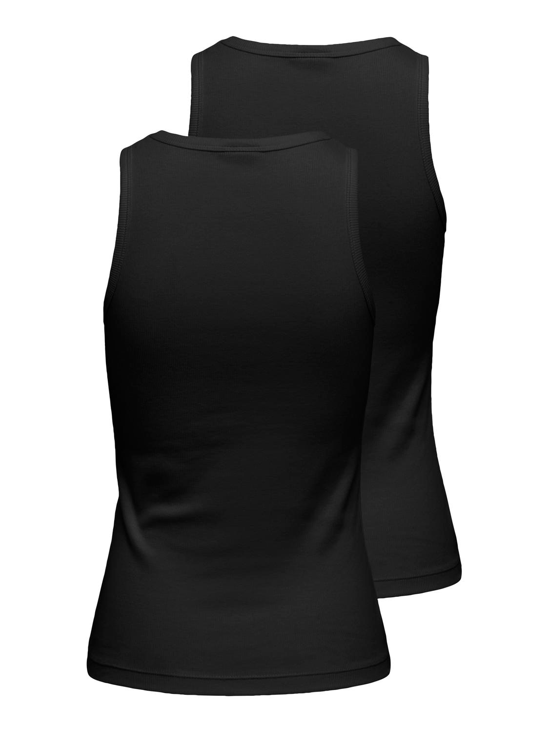 ONLY Tanktop »ONLSALLY TANK TOP 2 PACK CS JRS« Packung, 2er-Pack, 2