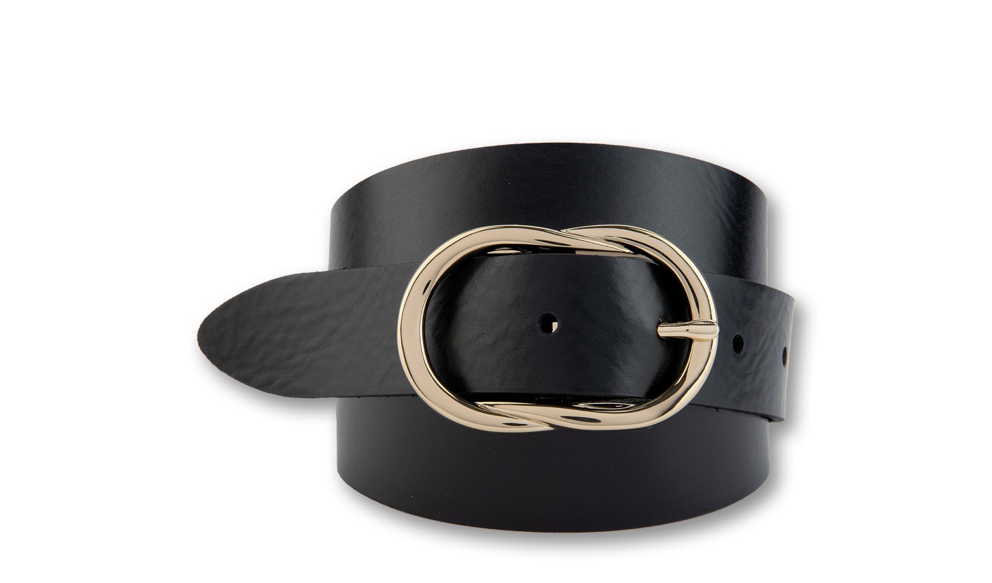 BERND GÖTZ Ledergürtel »Ledergürtel mit effektvoll geschlungener Ovalschließe«