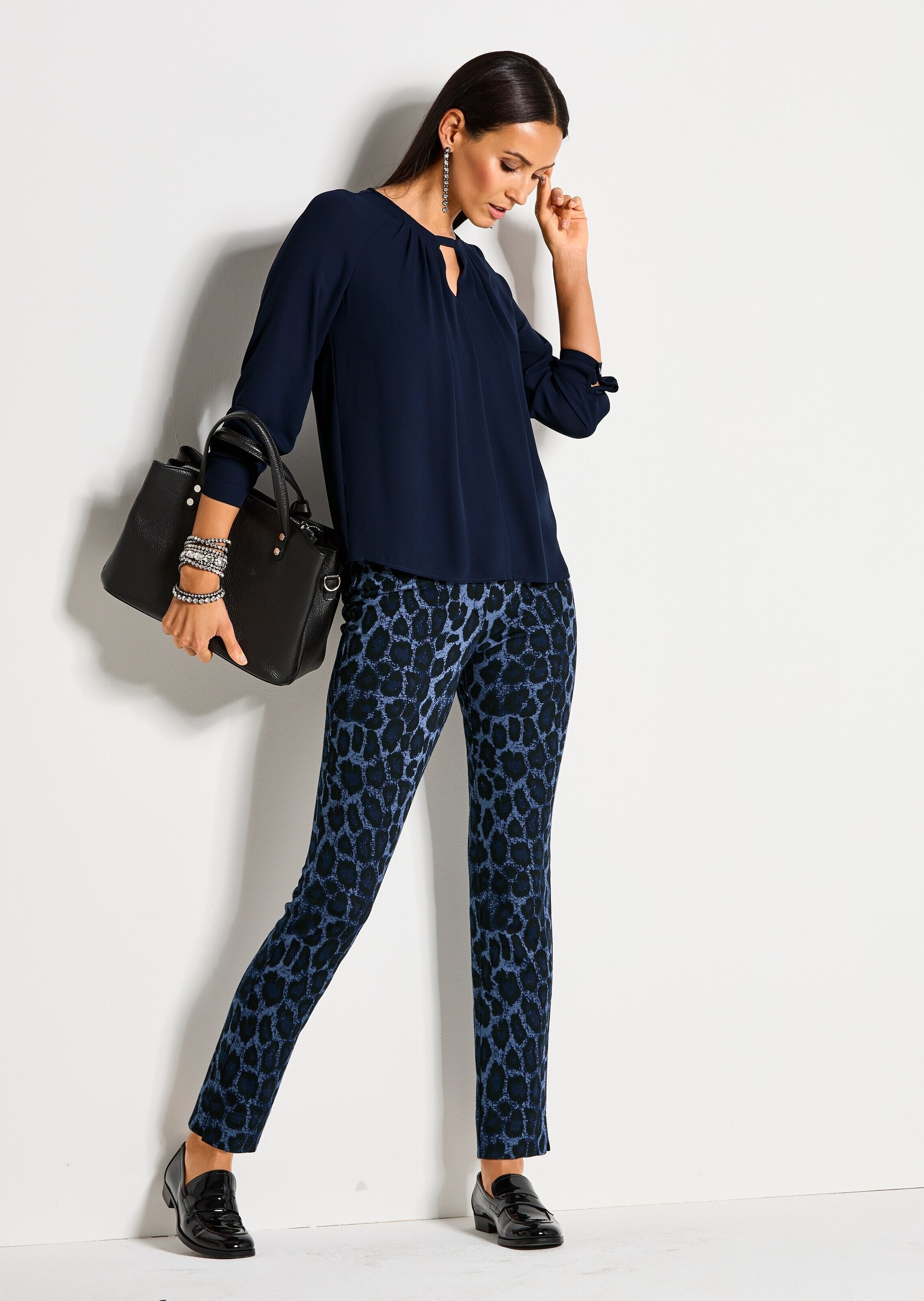 MADELEINE Leggings »Leggings Gerade Jersey-Leggings mit Animal-Print«
