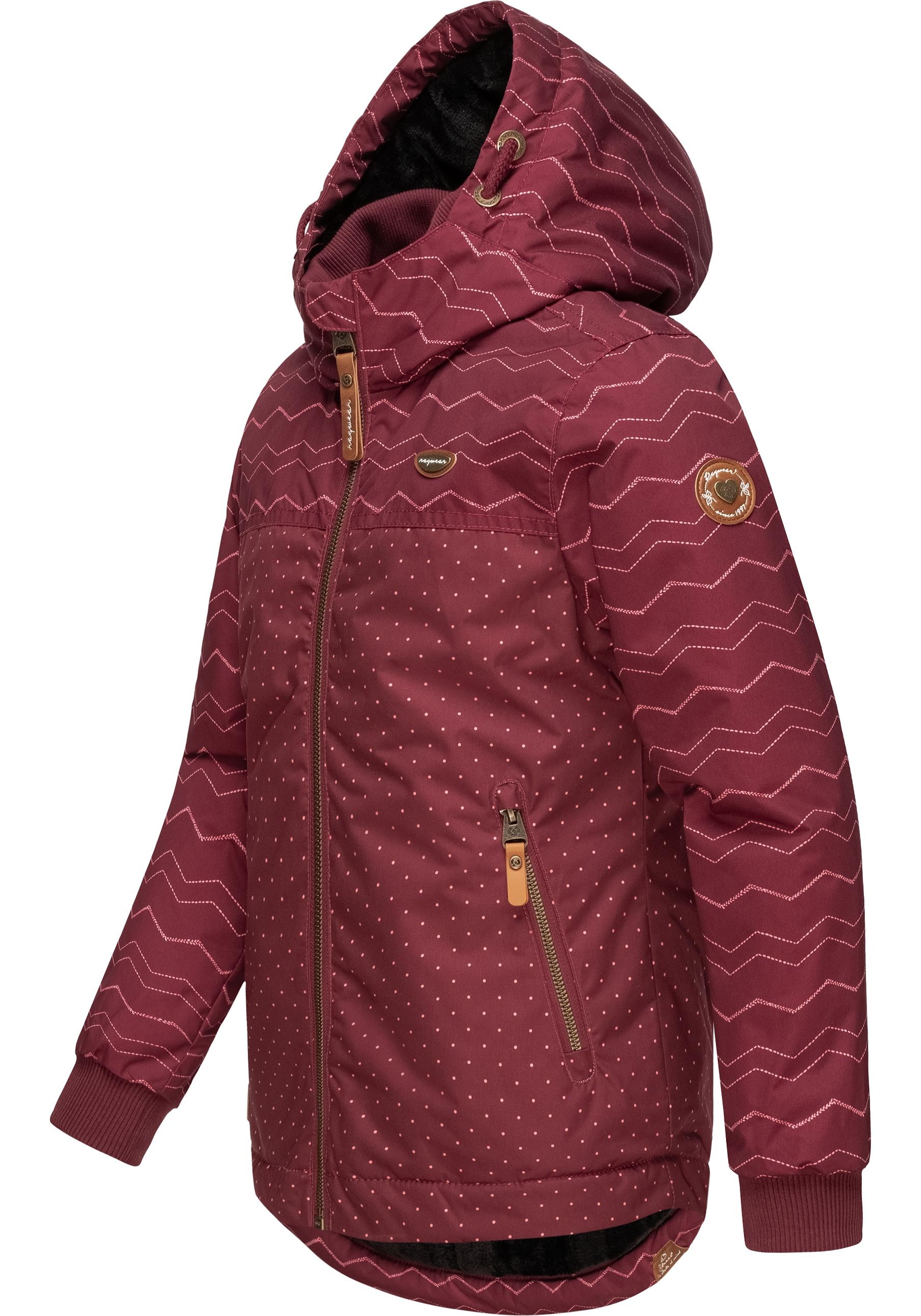 Ragwear Winterjacke »Kristla Chevron«, mit Kapuze, Wasser- und winddichte Outdoorjacke mit Kapuze