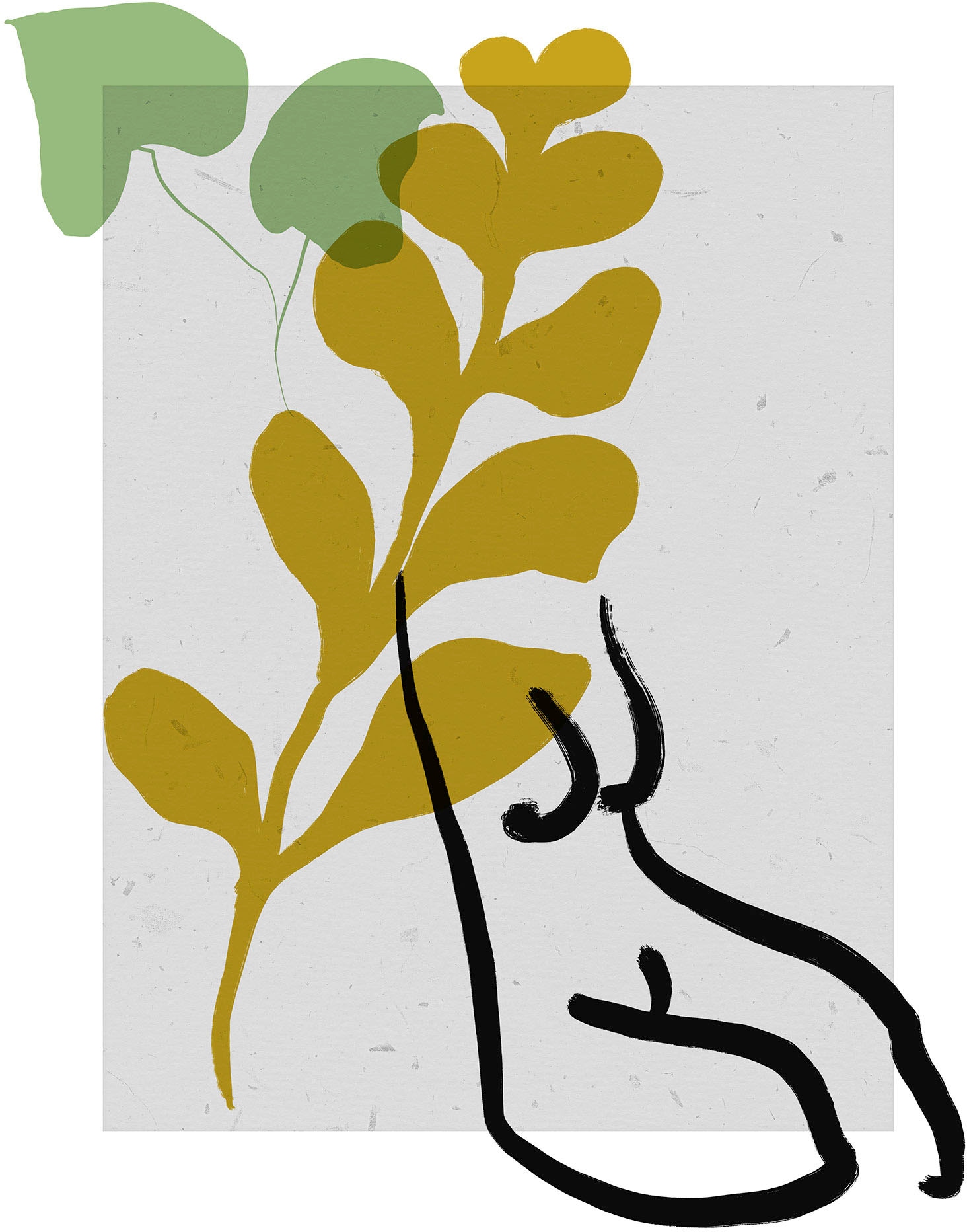 Komar Bild "Femme du paradis" Natur 1 Stk. tlg. Wandbild zur Dekoration - o günstig online kaufen