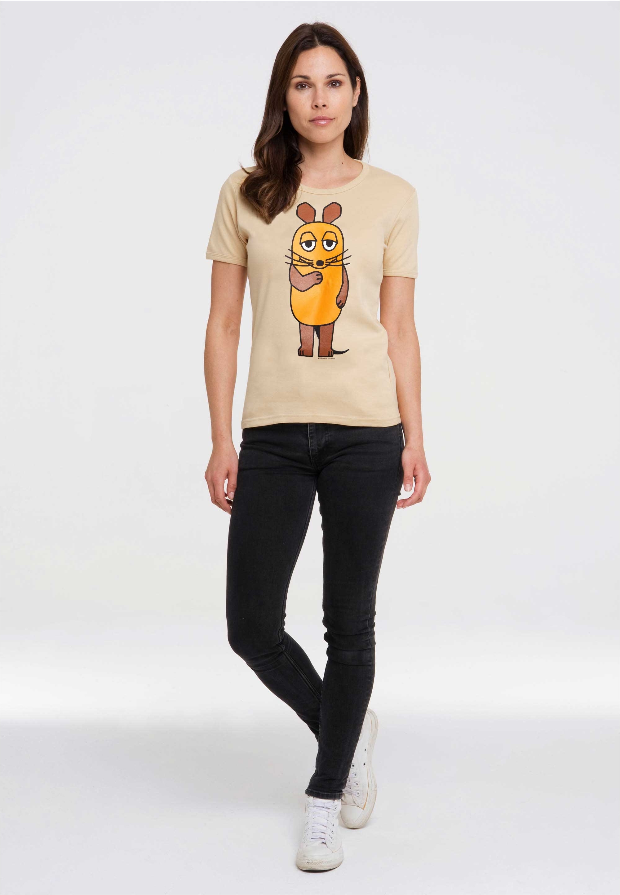 LOGOSHIRT T-Shirt »Die Sendung mit der Maus«, mit lizenziertem Design