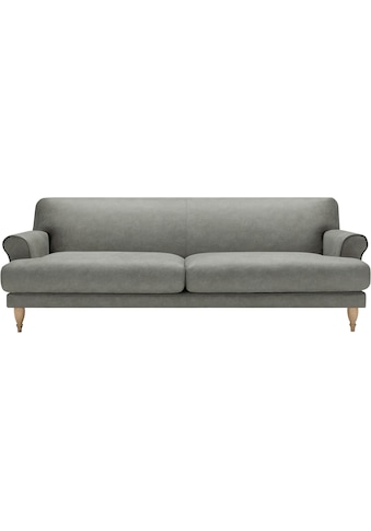 Sofa »Ginger«, 3-Sitzer, Füße Eiche natur, Sitzunterfederung mit Polsterunterlage