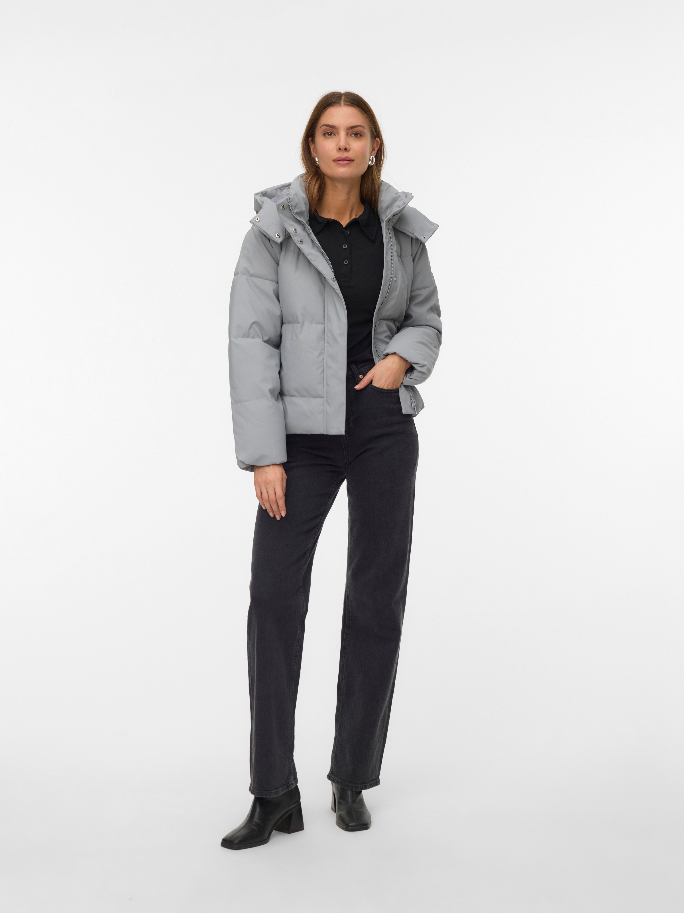 Vero Moda Steppjacke »VMGRETAKYLIE SHORT COATED JACKET NOOS« mit Kapuze