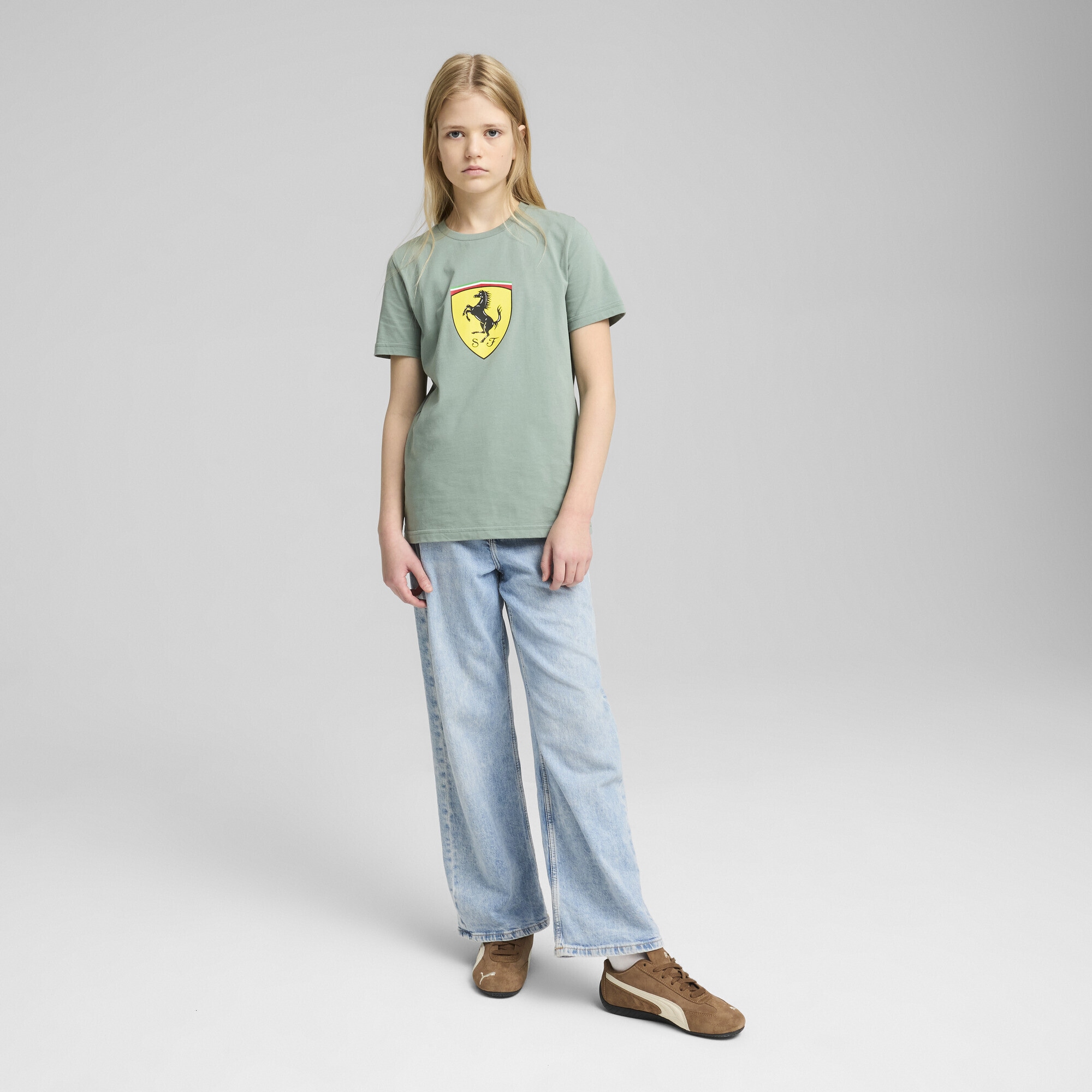 PUMA T-Shirt »Scuderia Ferrari HP Race Colored Big Shield T-Shirt Jugendliche«