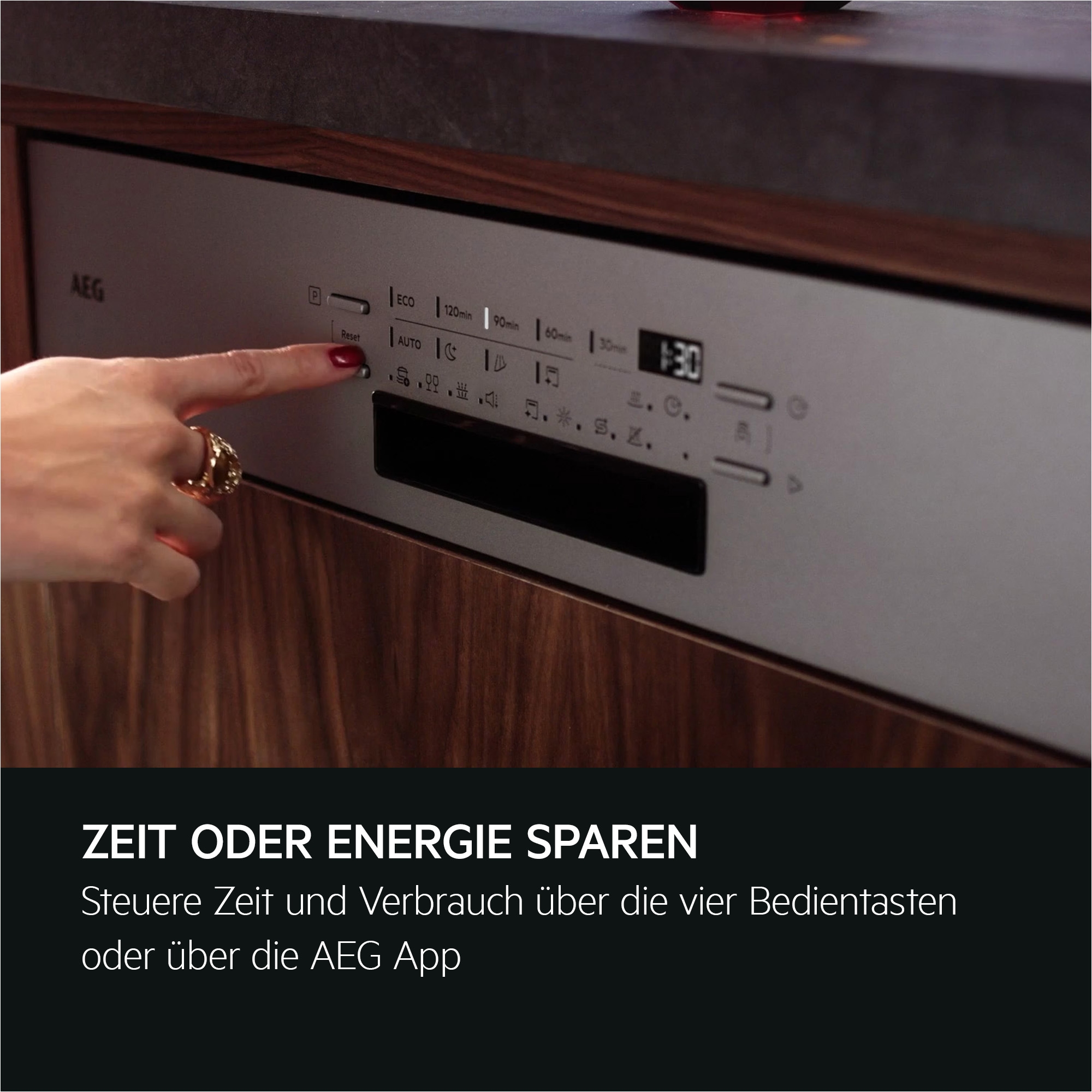 AEG teilintegrierbarer Geschirrspüler 8000 »GT8200B4SCM«