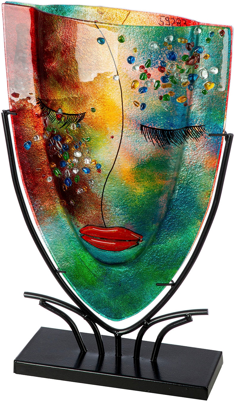 Casablanca by Gilde Tischvase "Gesichtsvase oval Violet lila H. 49 cm", (1 günstig online kaufen