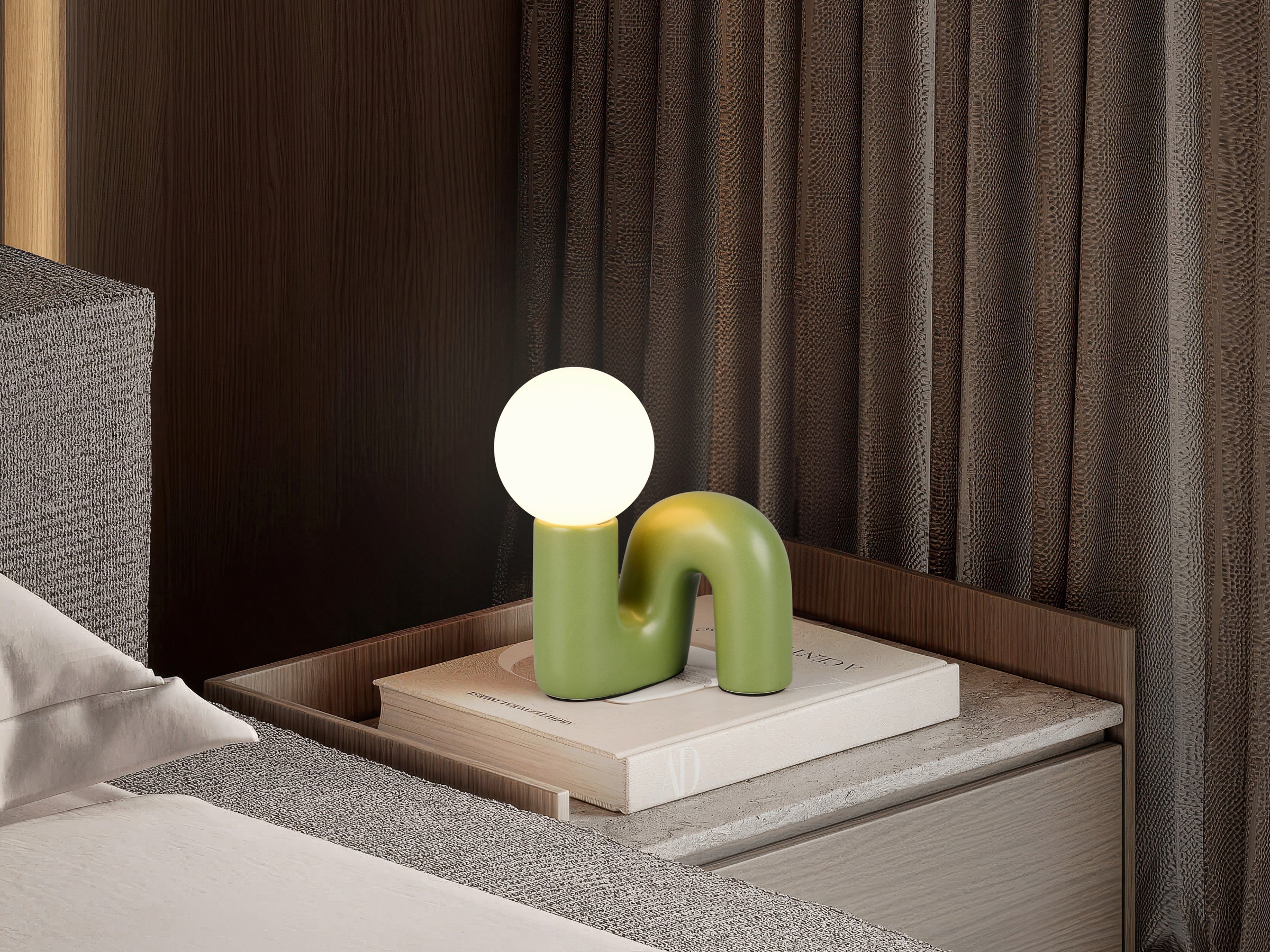 REALITY Leuchten Tischleuchte »QUINN, Keramik Tischlampe m. Glasschirm, ohne  Leuchtmittel 1xG9 max5W« G9 1 Stk. warmweiß - kaltweiß Design Nachttischlampe, Schreibtischlampe Höhe 22cm, Glas Lampenschirm