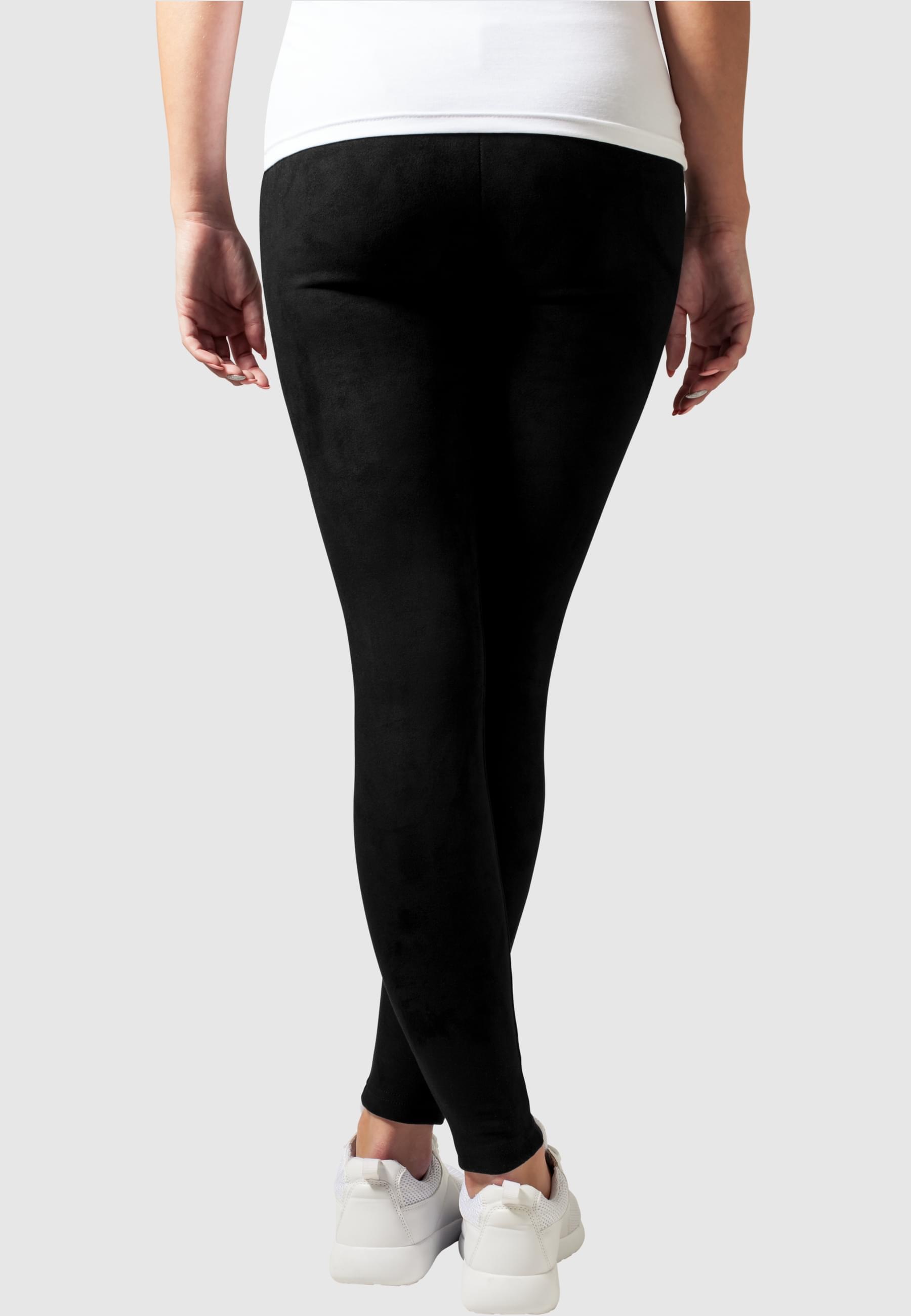 URBAN CLASSICS Leggings »Urban Classics Damen Ladies Imitation Suede Leggings«, (1 tlg.)