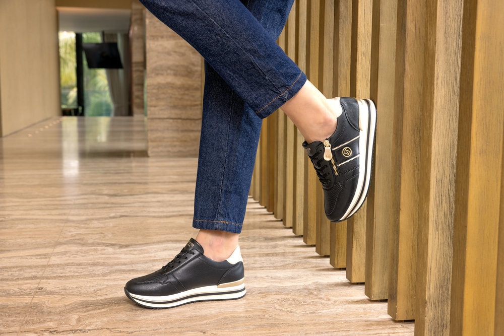 Remonte Plateausneaker, Freizeitschuh, Halbschuh, Schnürschuh mit seitlichem Reißverschluss