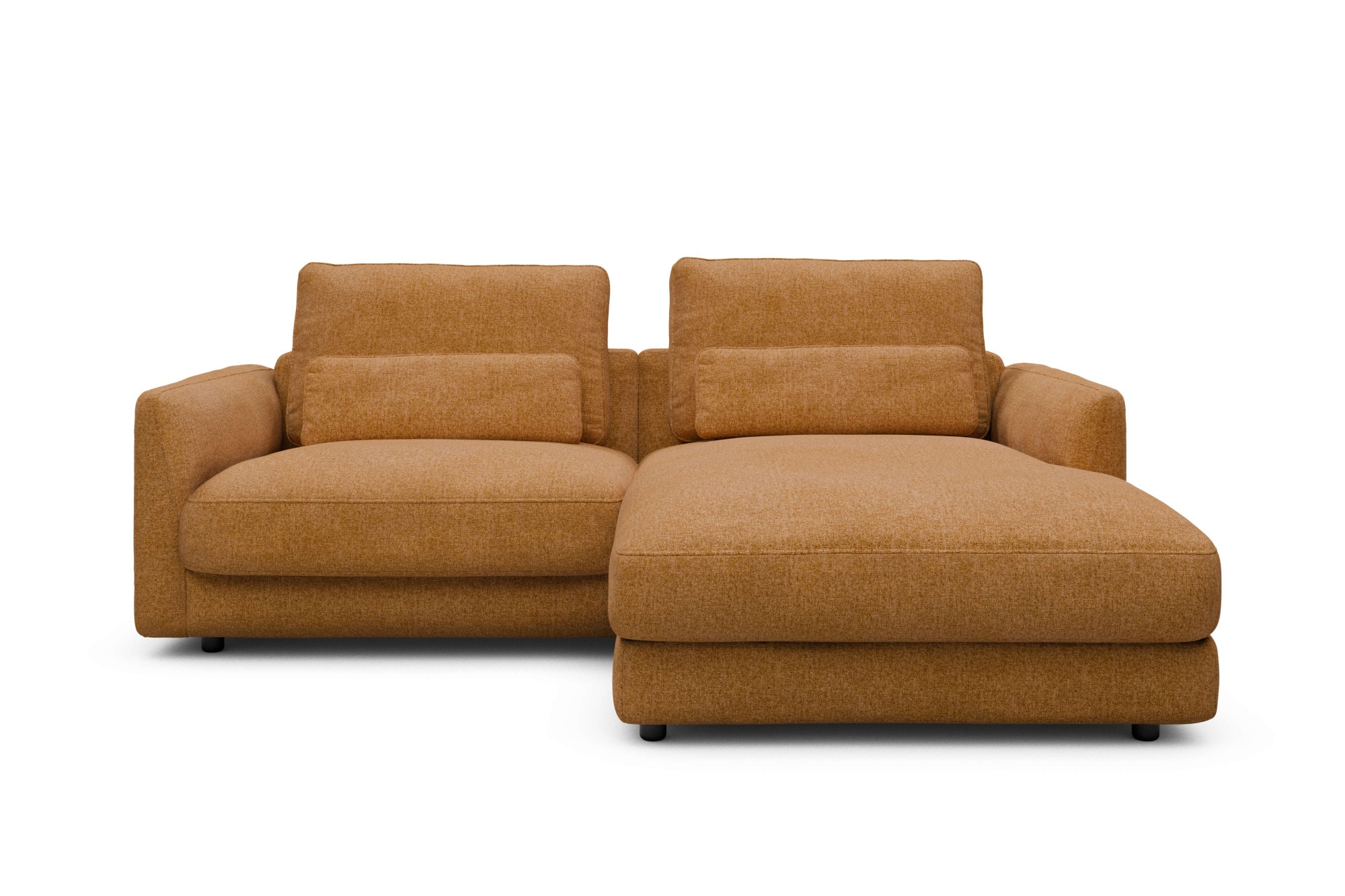 Ecksofa TENKSOM, B:225cm H:68cm T:171cm, gelb, Wohnzimmer, Sofas, "Polsterecke, L-Form, Eckcouch, mit Federkern, inkl. Kissen", legerer Sitzkomfort