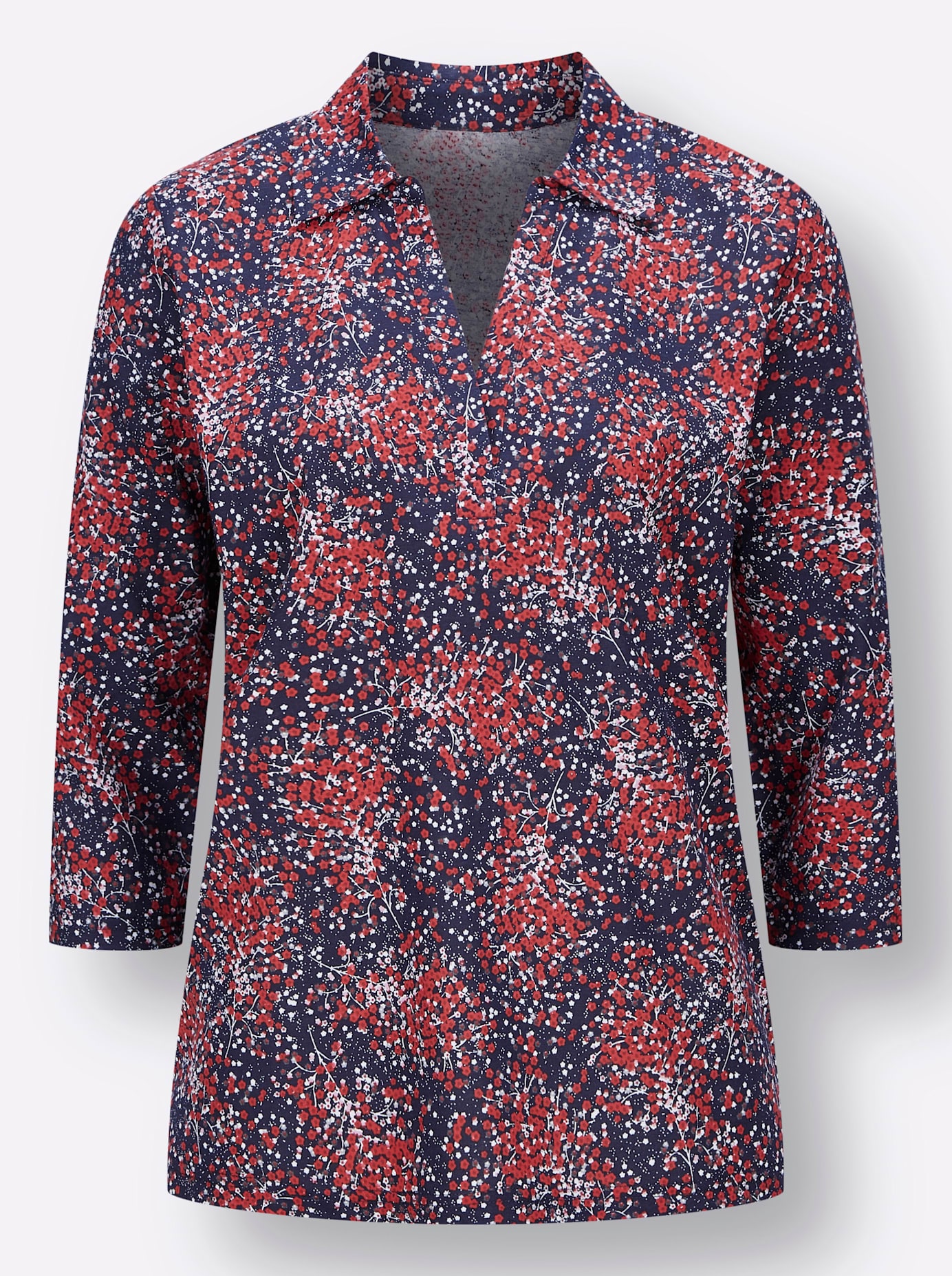 Classic Basics 3/4-Arm-Shirt »Druck-Shirt«, (1 tlg.)