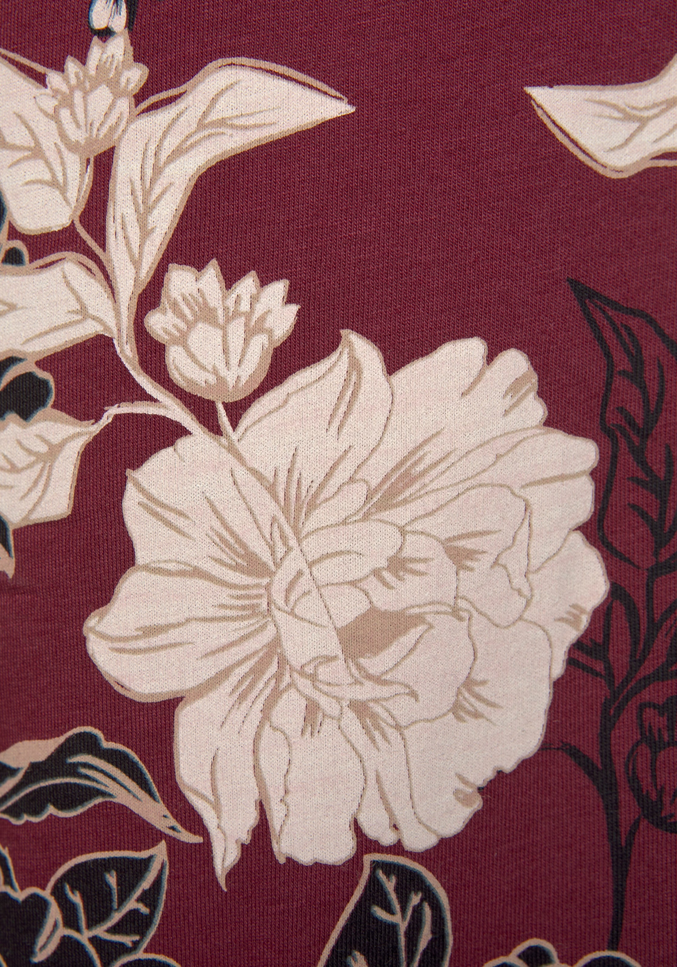 (2 kaufen klassischer Pyjama, tlg., mit in online Stück), Form BAUR 1 s.Oliver | Blumenmuster