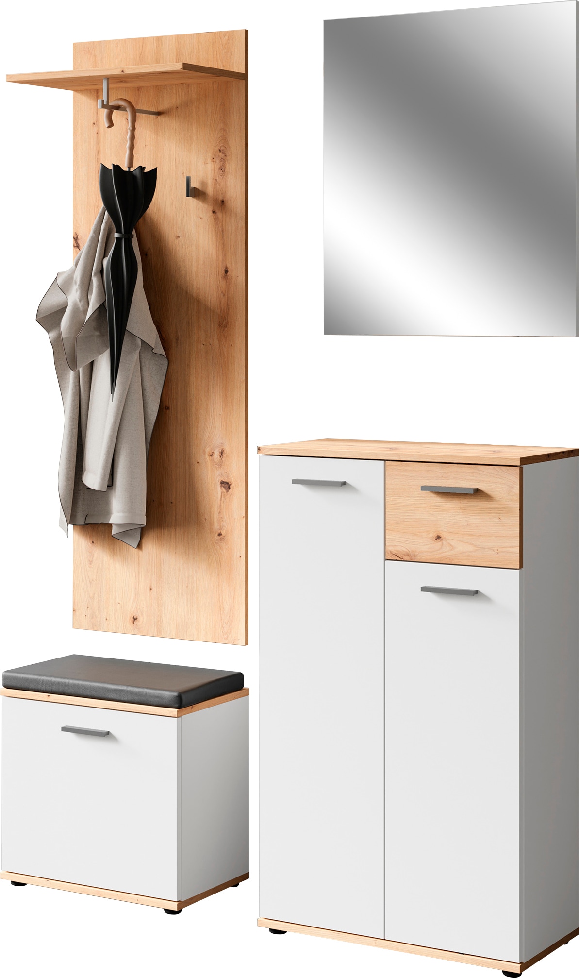 INOSIGN Garderoben-Set "Jakob" 4 tlg. günstig online kaufen