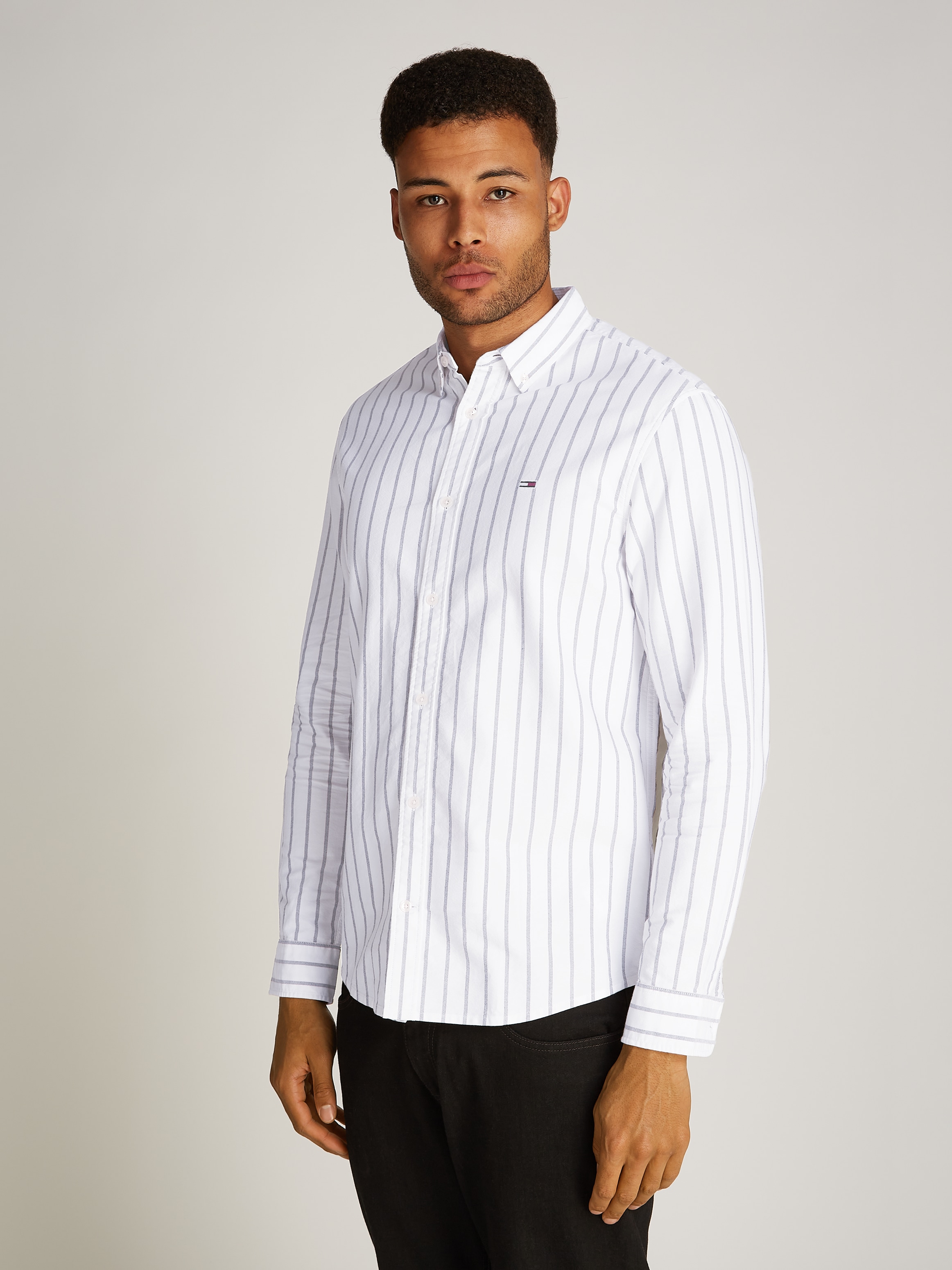 Langarmhemd »TJM REG OXFORD STRIPE SHIRT«