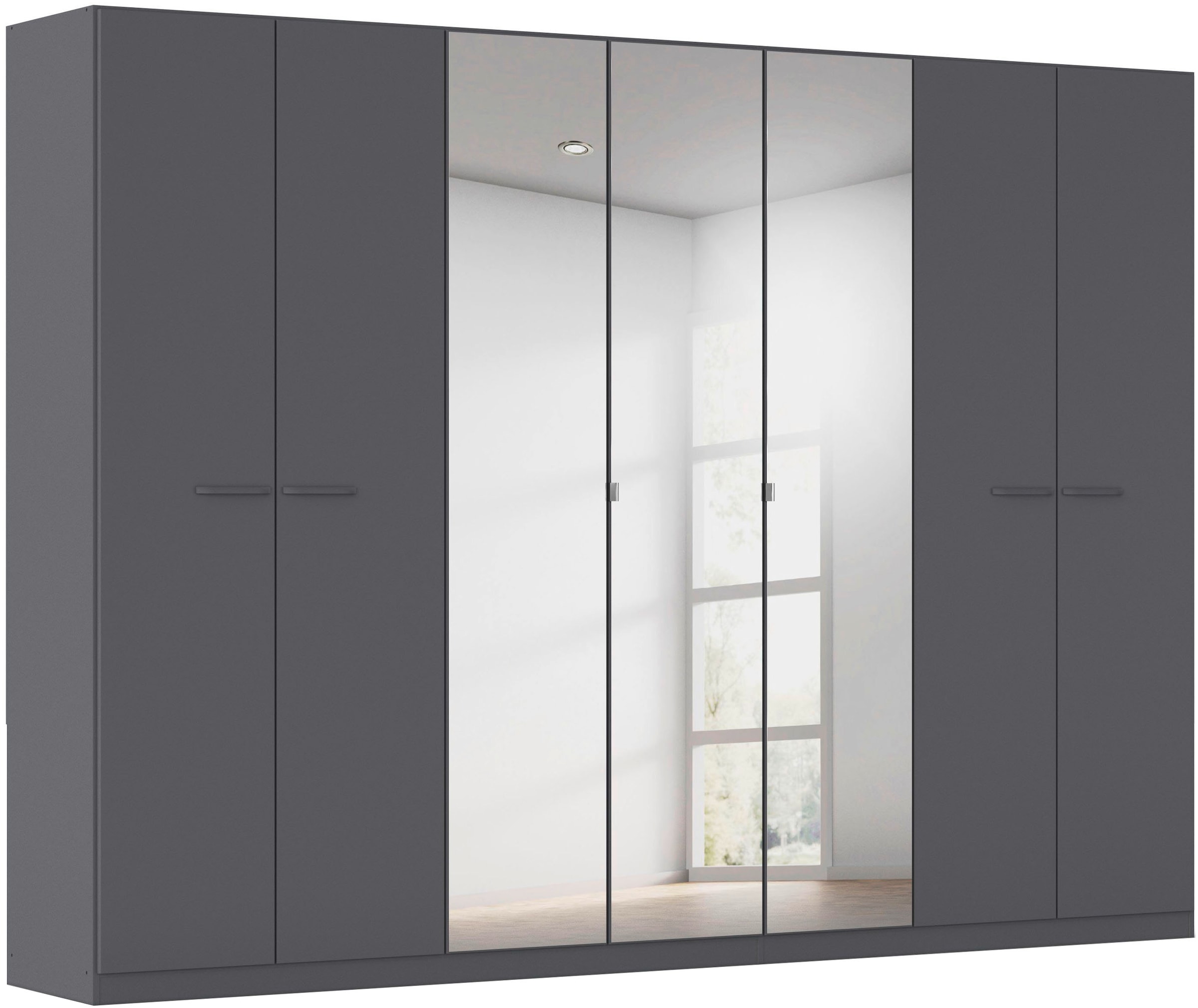 OTTO home Kleiderschrank "Mehrzweckschrank Aktenschrank Möbel Mietswohnung Schlafzimmer OTELI" erhältlich in Breiten 91-360 cm, ab Breite 136cm inkl. Innenschubladen, mit zusätzlichen Einlegeböden, optional mit Spiegel MADE IN GERMANY