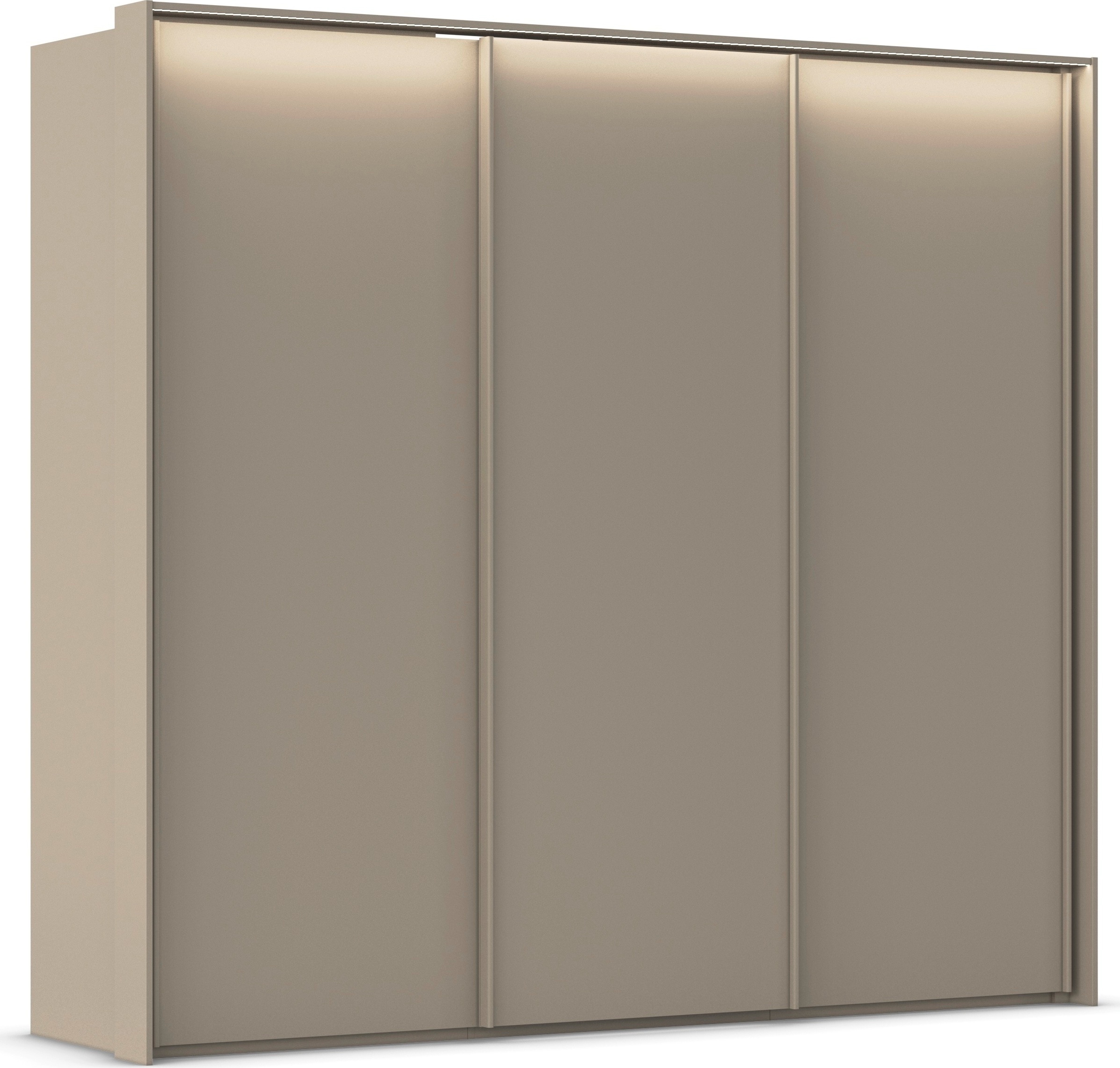 rauch Kleiderschrank "Schwebetürenschrank Schrank Garderobe Ankleide Schlafzimmer TARO" in 3 verschiedenen Ausstattungen BASIC/CLASSIC/PREMIUM (SOFT-CLOSE), 4 Breiten, optional Passepartout mit/ohne Beleuchtung MADE IN GERMANY