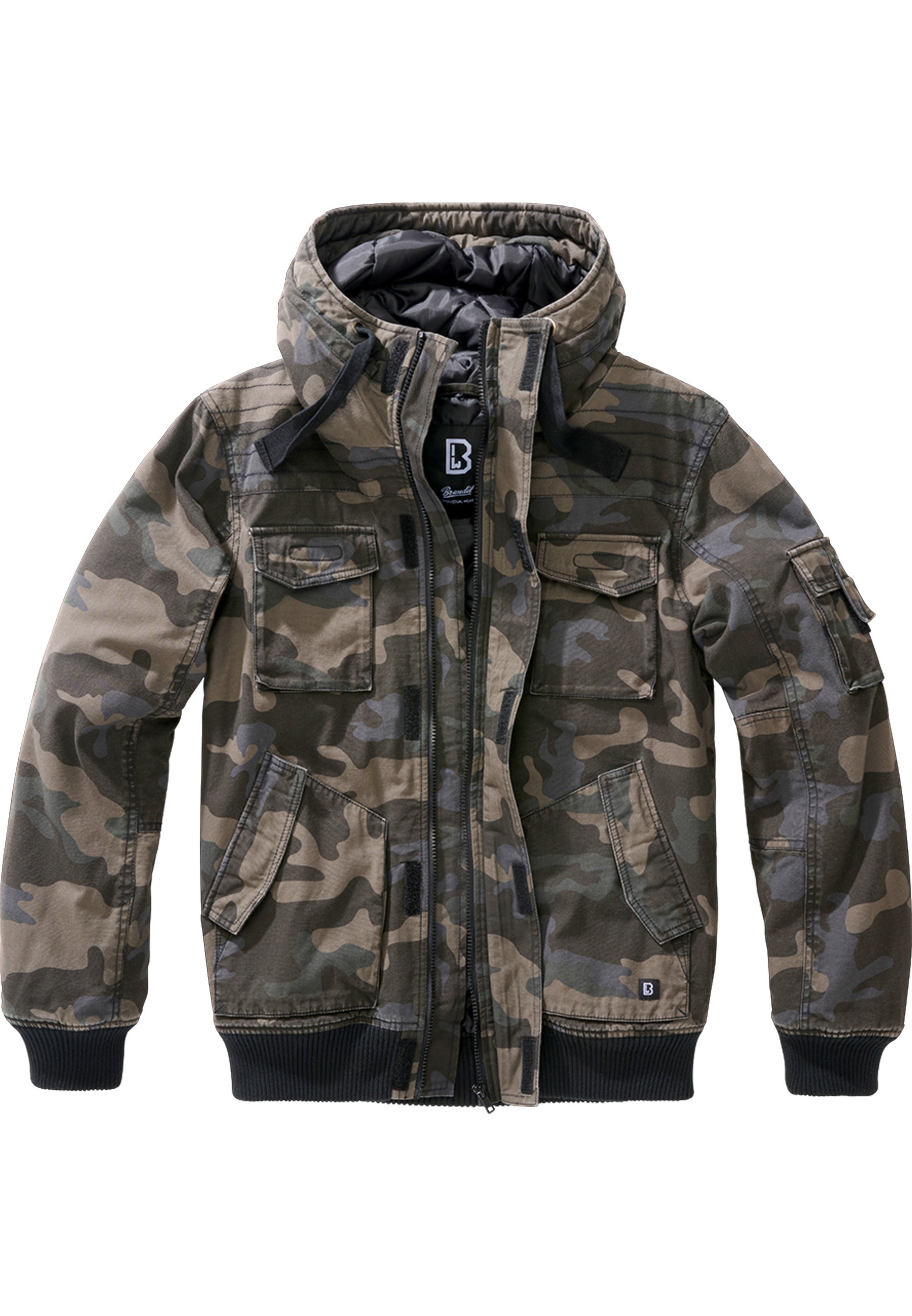 Brandit Winterjacke »Brandit Herren Bronx Winter Jacket« 1 Stk. tlg. mit Kapuze
