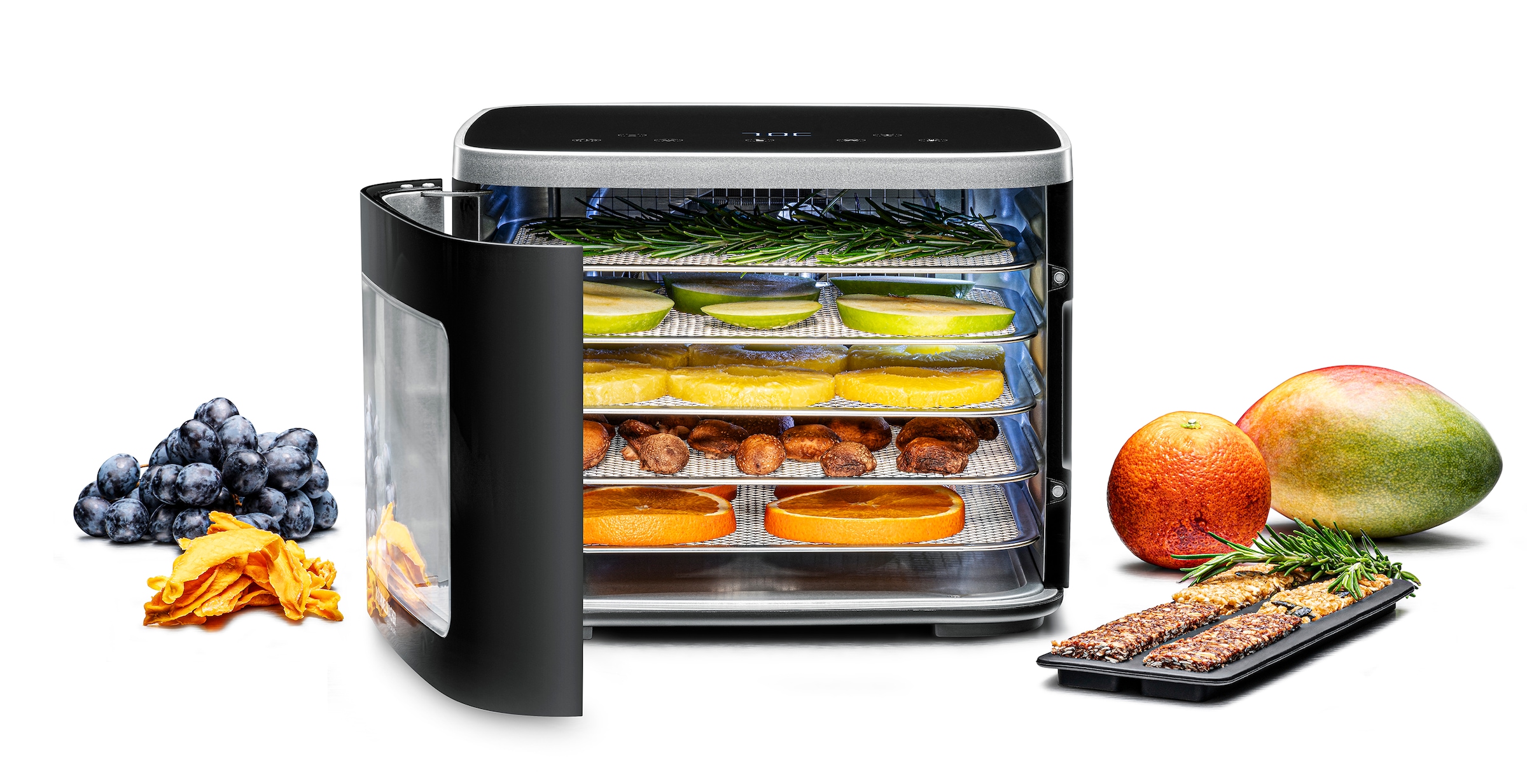 Rommelsbacher Dörrautomat »DA 450« präzise Temperaturregelung von 35-80°C, unbeheizter Betrieb möglich