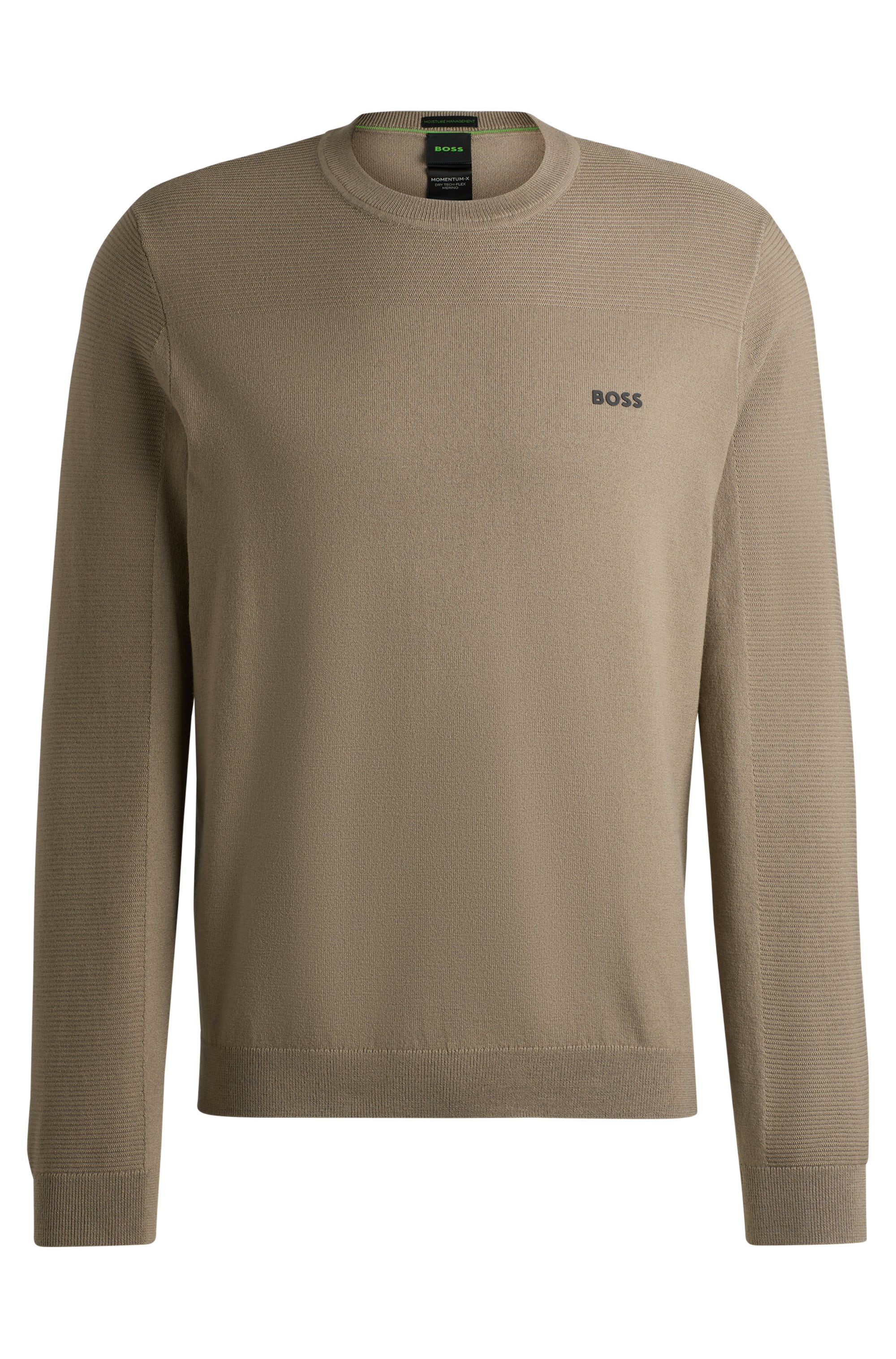 BOSS GREEN Strickpullover »Momentum-X_CN«, mit Schurwolle