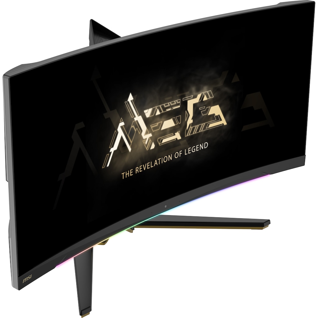 MSI Curved-Gaming-OLED-Monitor »MEG 342C QD-OLED«, 86,4 cm/34 Zoll, 3440 x 1440 px, UWQHD, 0,5 ms Reaktionszeit, 175 Hz, 3 Jahre Herstellergarantie, höhenverstellbar, USB-C