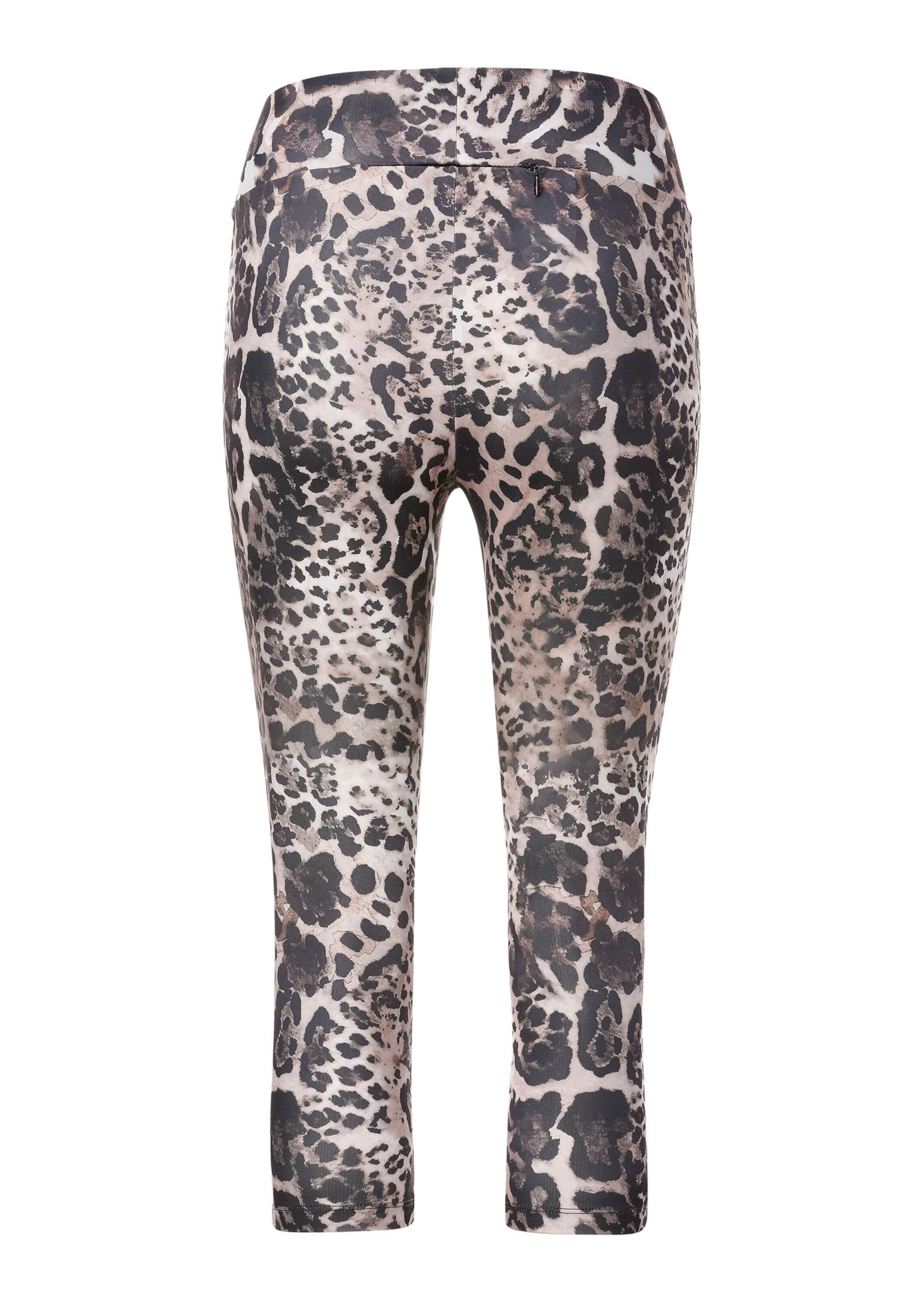 MADELEINE Leggings »Tights Verkürzte Tights mit Leo-Print«