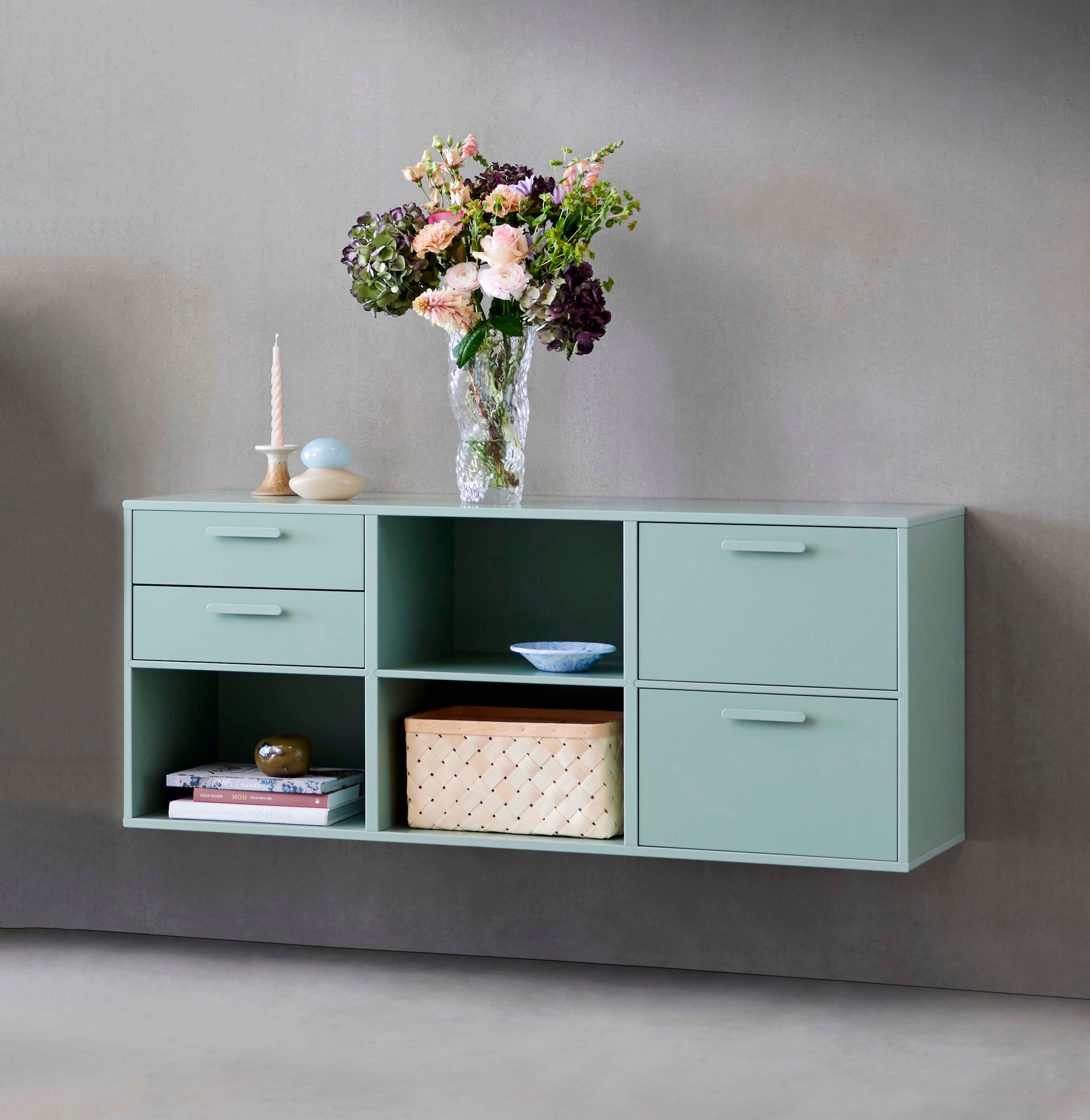Hammel Furniture Sideboard by Schubladen Hammel«, 2 cm, mit Breite Türen, flexible und 2 BAUR Möbelserie »Keep 133,8 