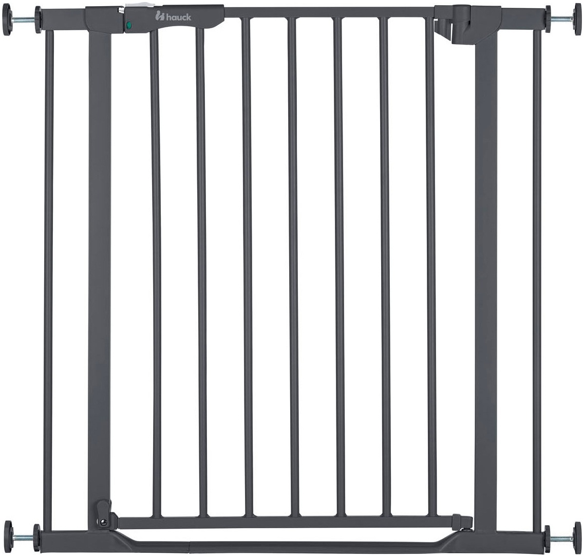 Hauck Türschutzgitter »Clear Step Autoclose 2, Dark Grey«, auch als Treppenschutzgitter verwendbar