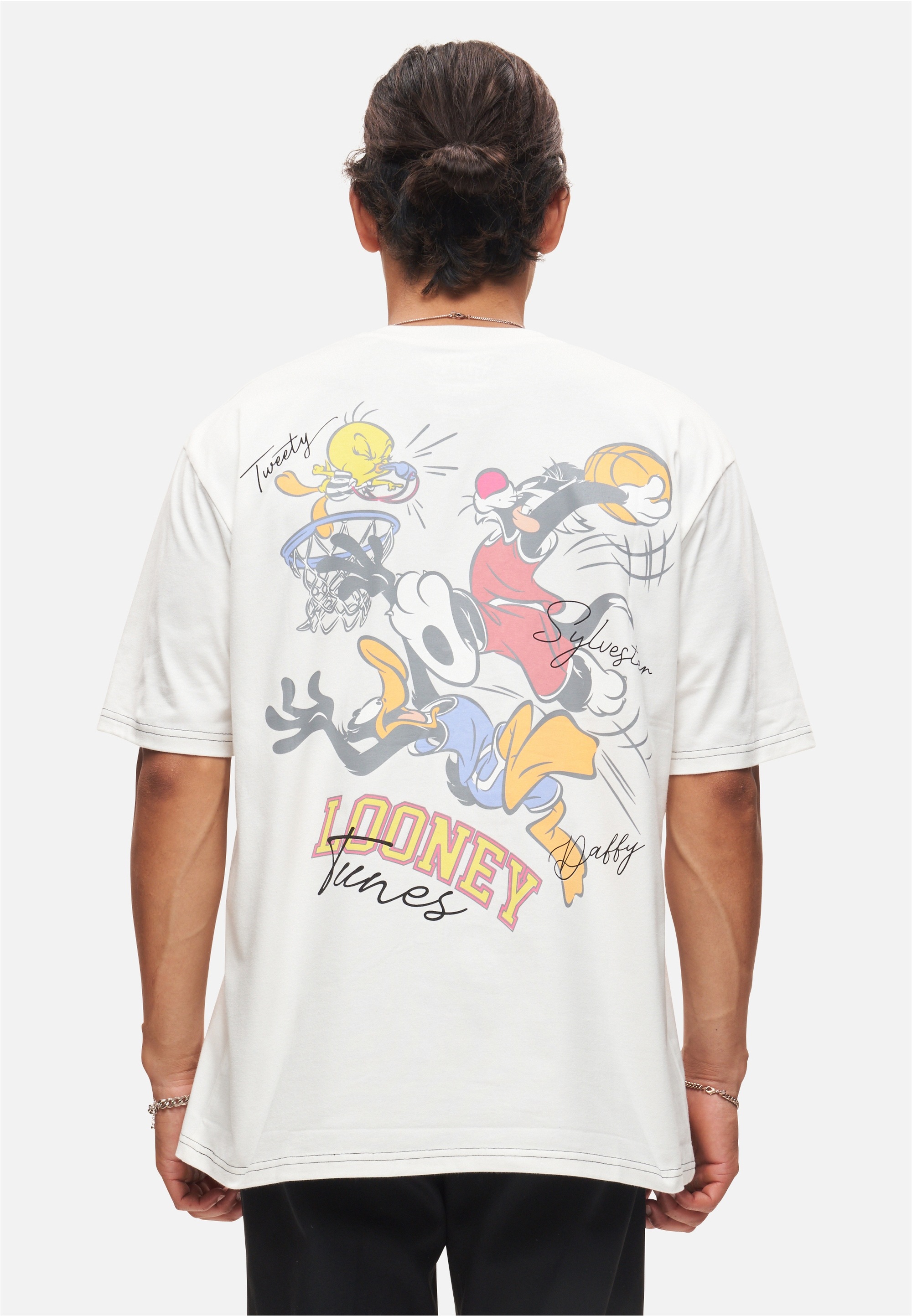 Recovered T-Shirt »Looney Tunes Basketball« 1 Stk. mit coolem Backprint