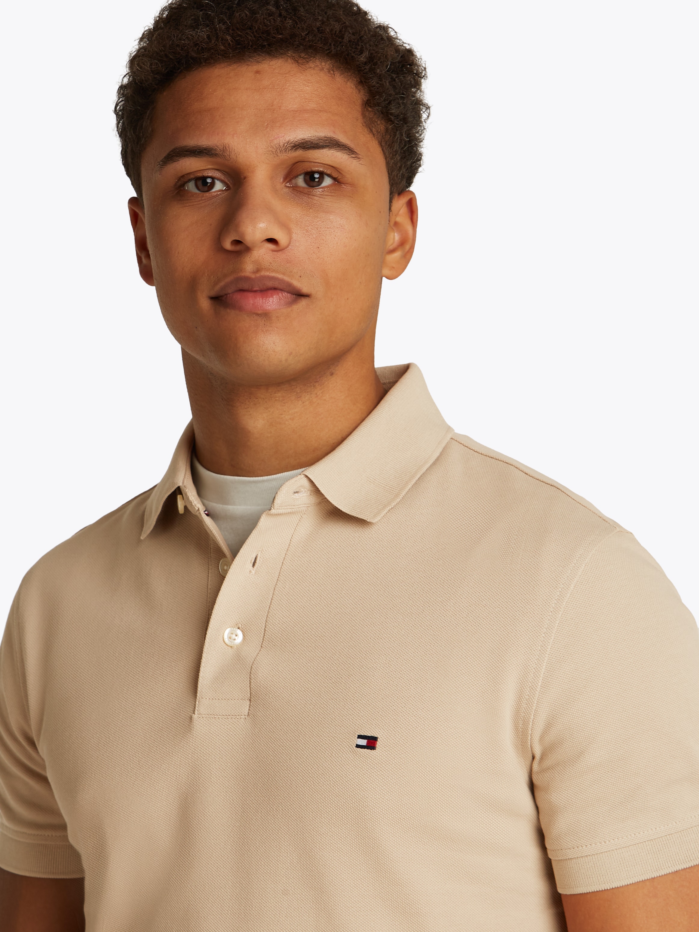 Tommy Hilfiger Poloshirt »1985 SLIM POLO«, hochwertige Baumwoll-Piqué-Qualität
