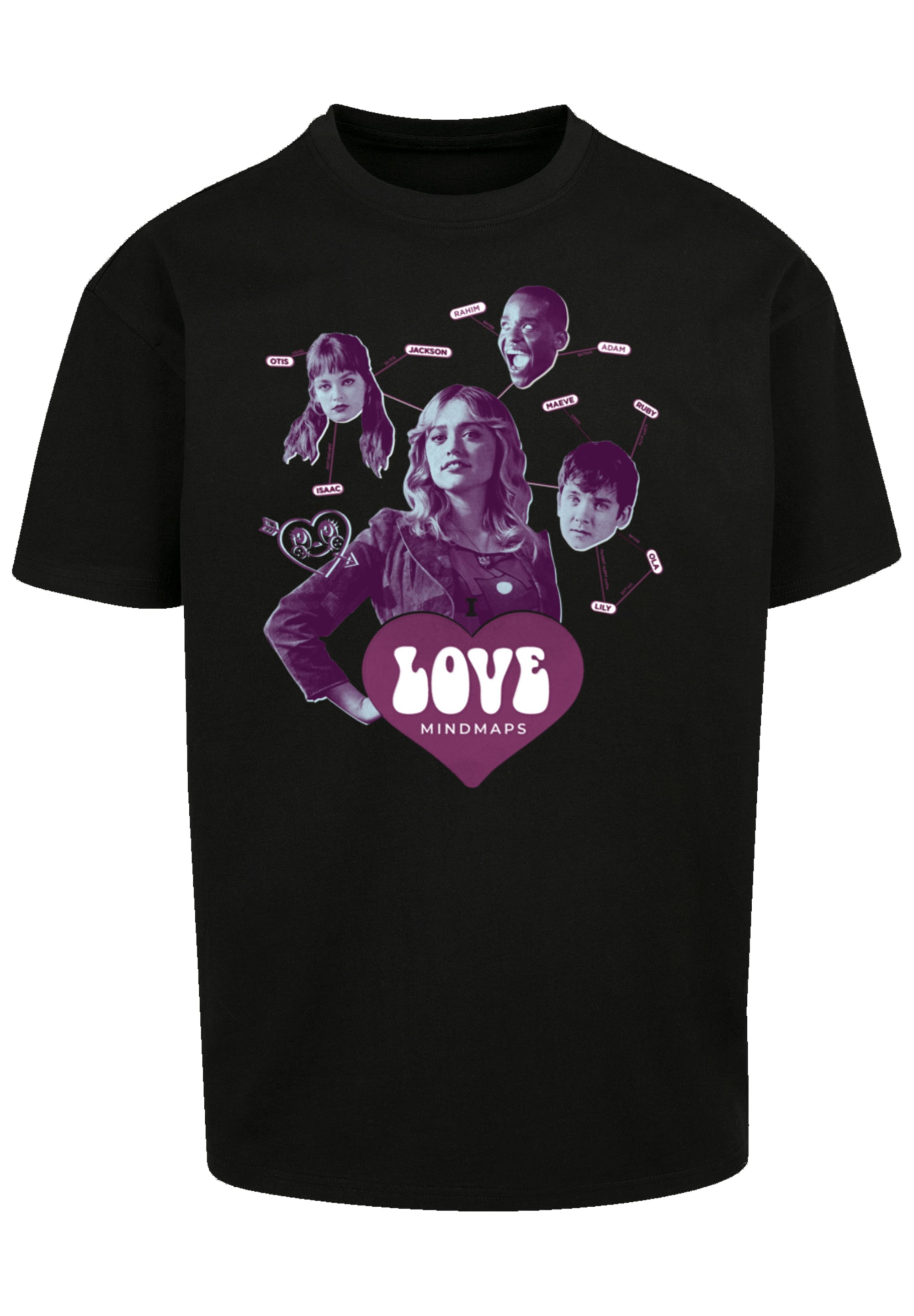 F4NT4STIC T-Shirt »Sex Education Love Mindmaps«, Premium Qualität