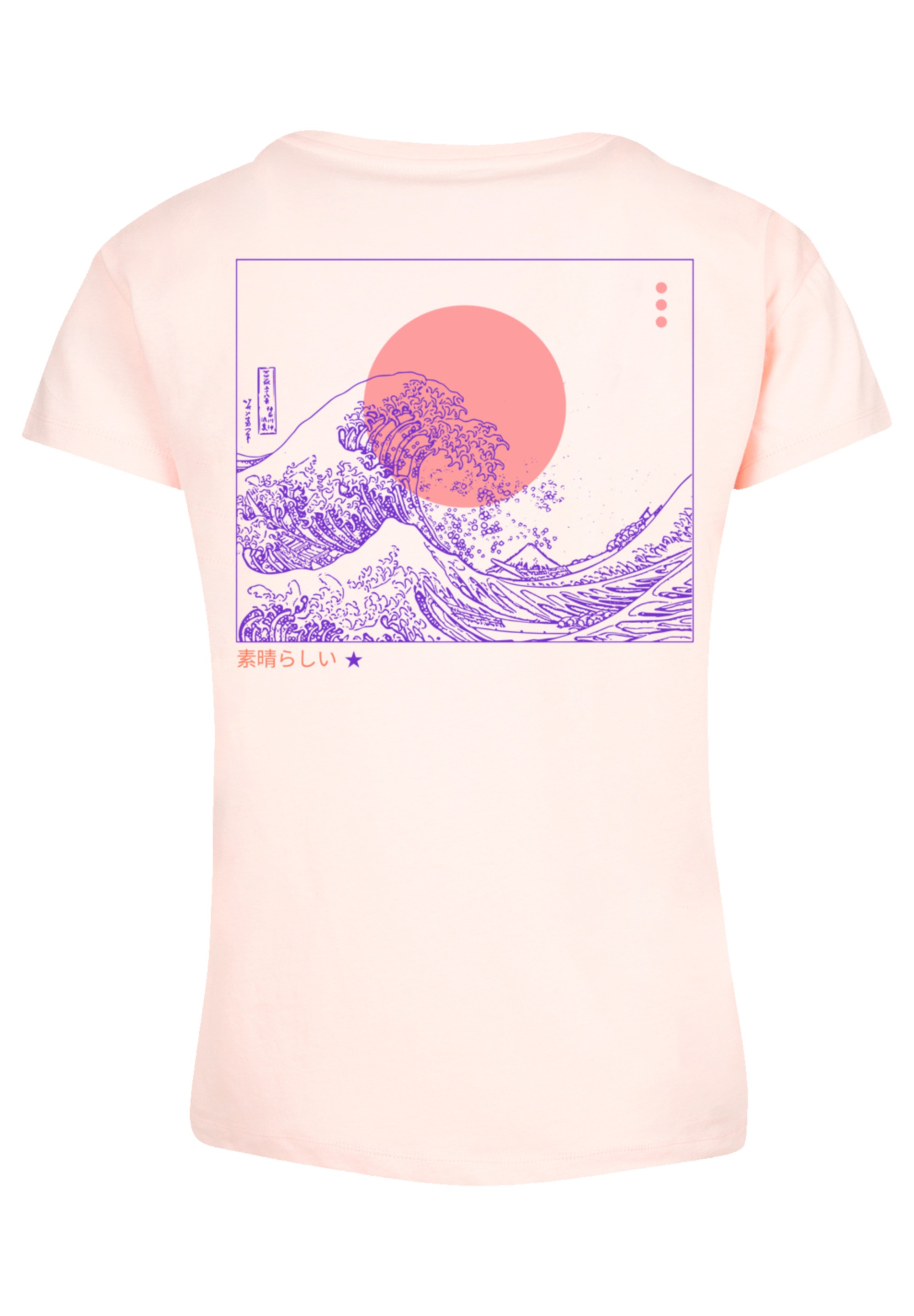 F4NT4STIC T-Shirt »Kanagawa Welle Japan«, Print