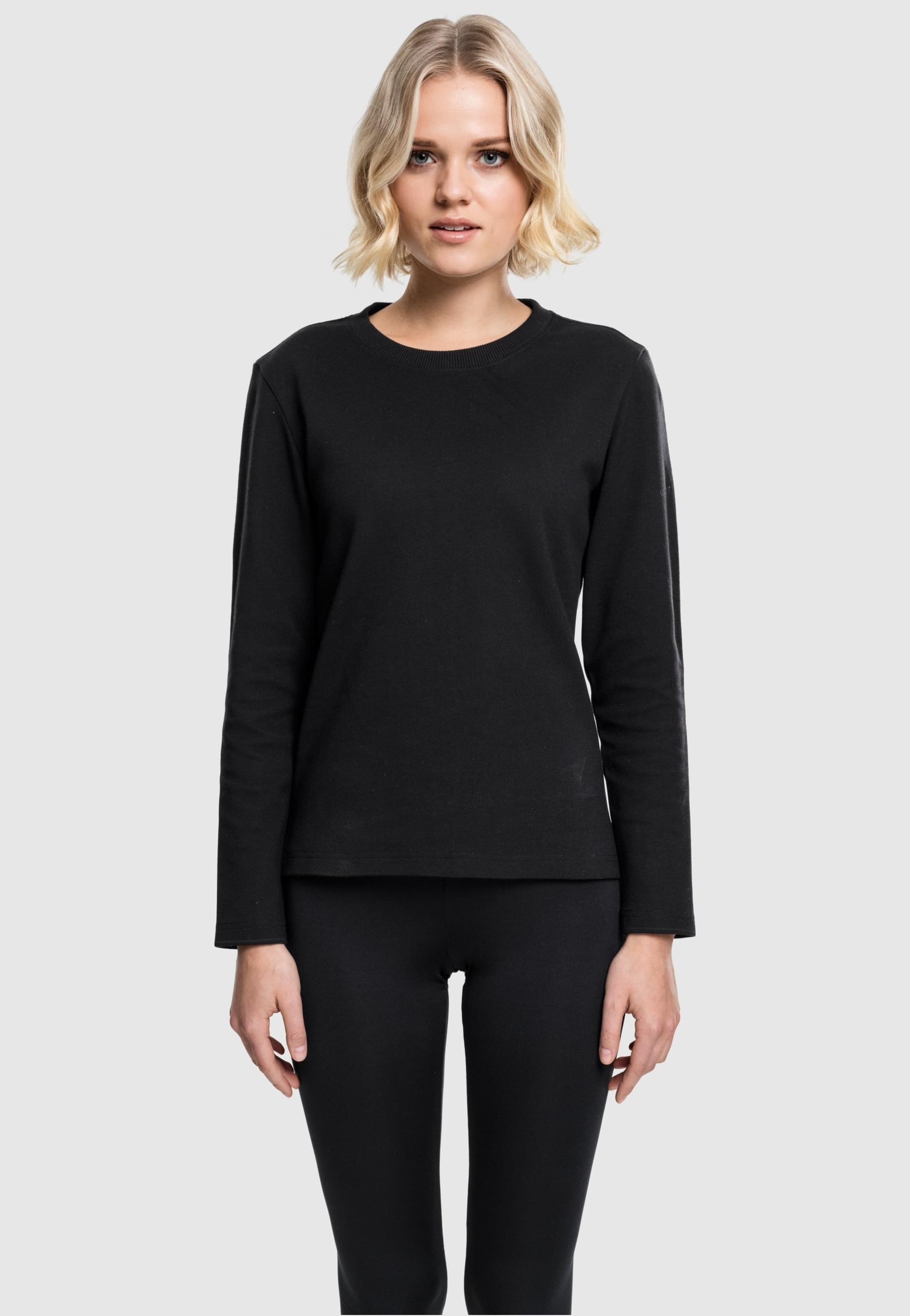 URBAN CLASSICS Sweatshirt »Urban Classics Damen Ladies Athletic Interlock Crewneck«, (1 tlg.)