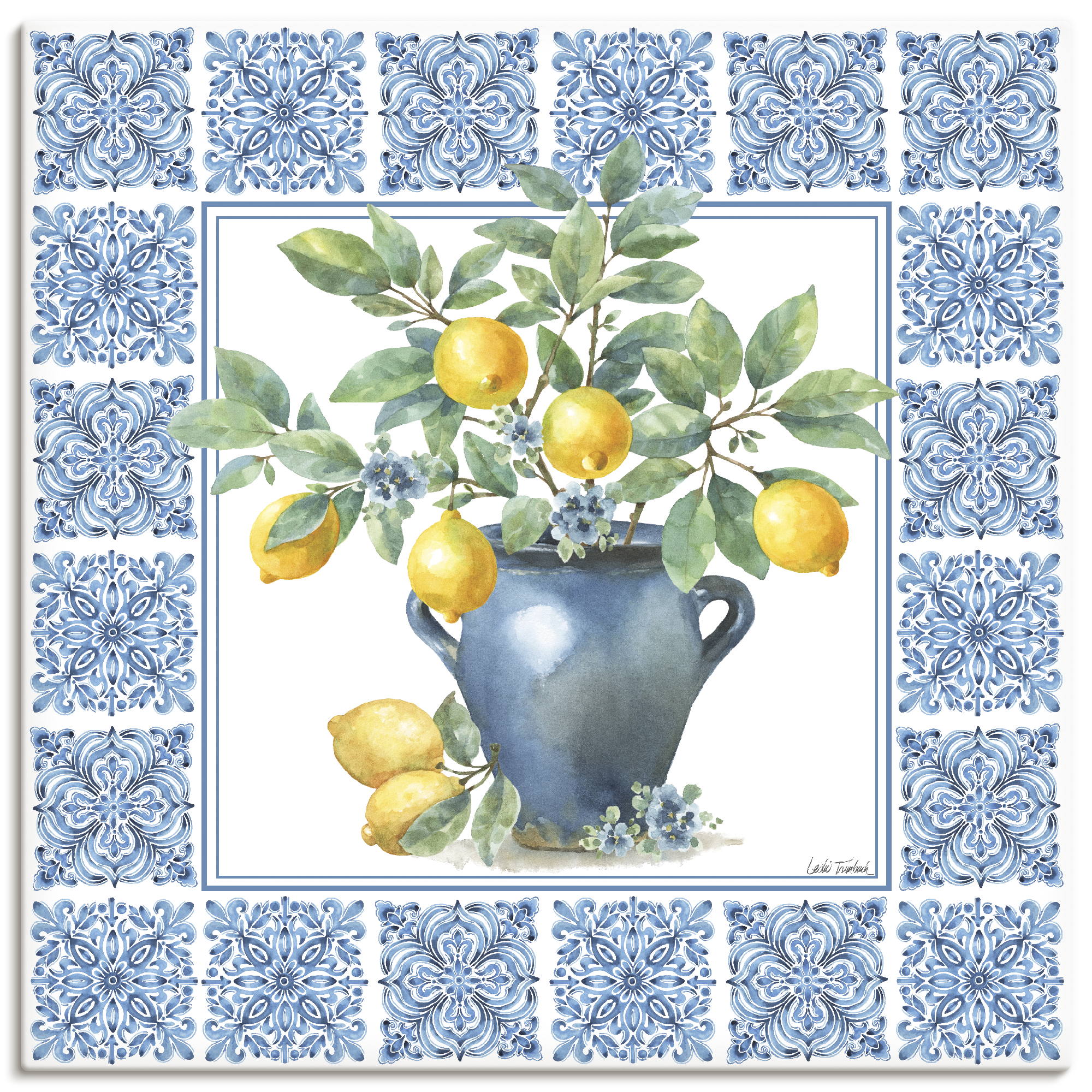 Artland Wandbild "Le Citron VI" Arrangements 1 Stk. tlg. als Alubild, Leinwandbild, Poster, Wandaufkleber in verschied. Größen