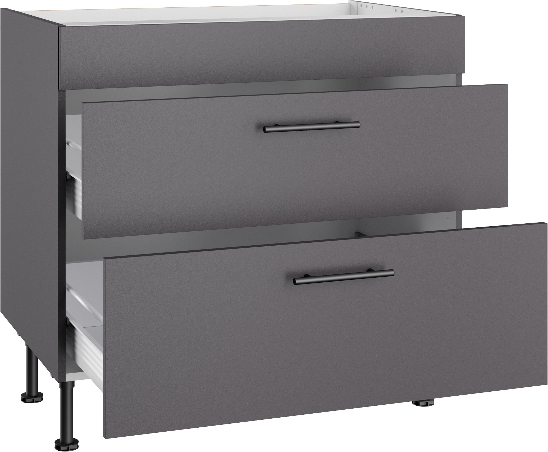 OPTIFIT Kochfeldumbauschrank »Fiona« Breite 90 cm, mit 2 Auszügen und höhenverstellbaren Stellfüßen