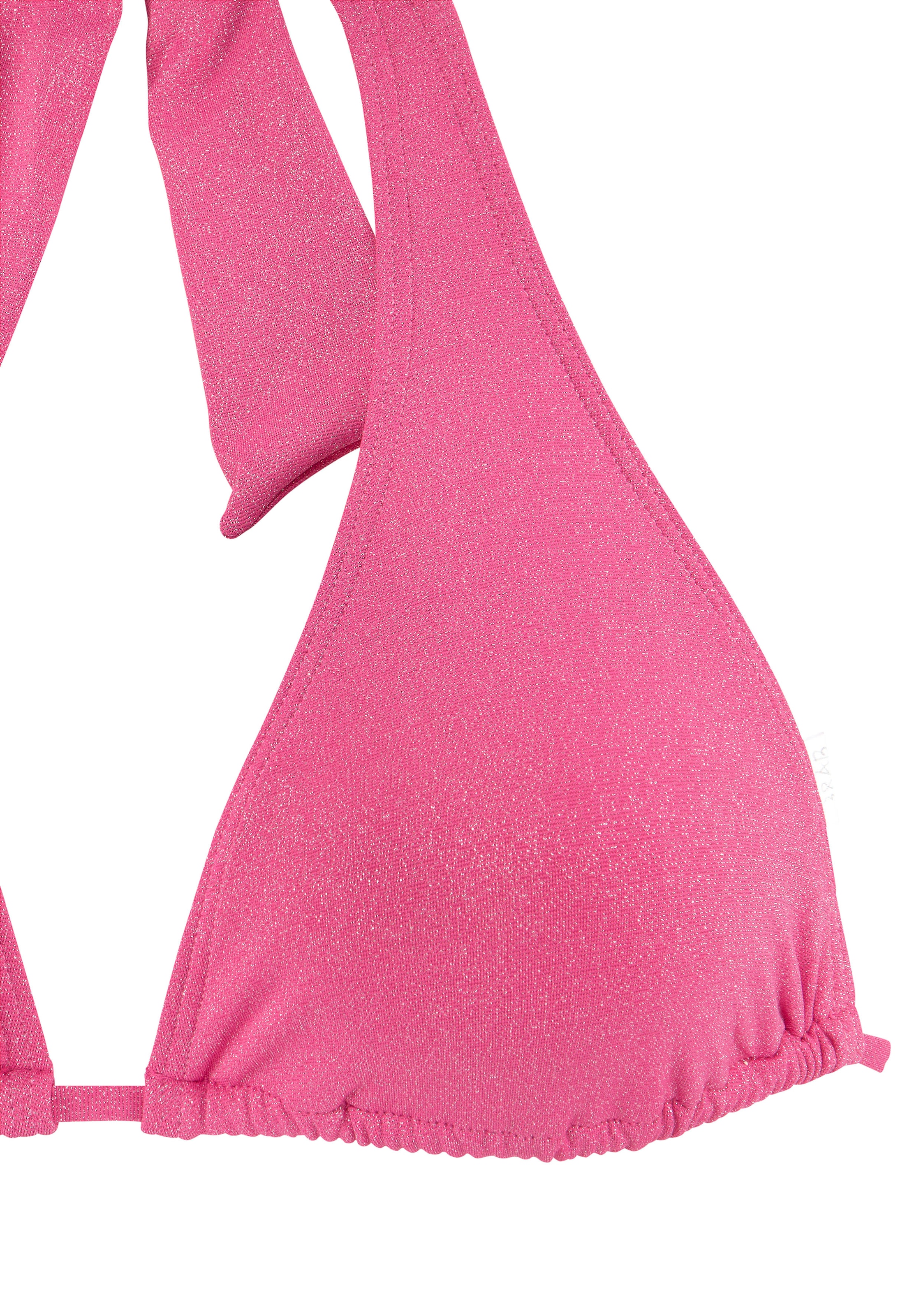 LASCANA Triangel-Bikini-Top »Glitter«, mit tollem Glitzereffekt