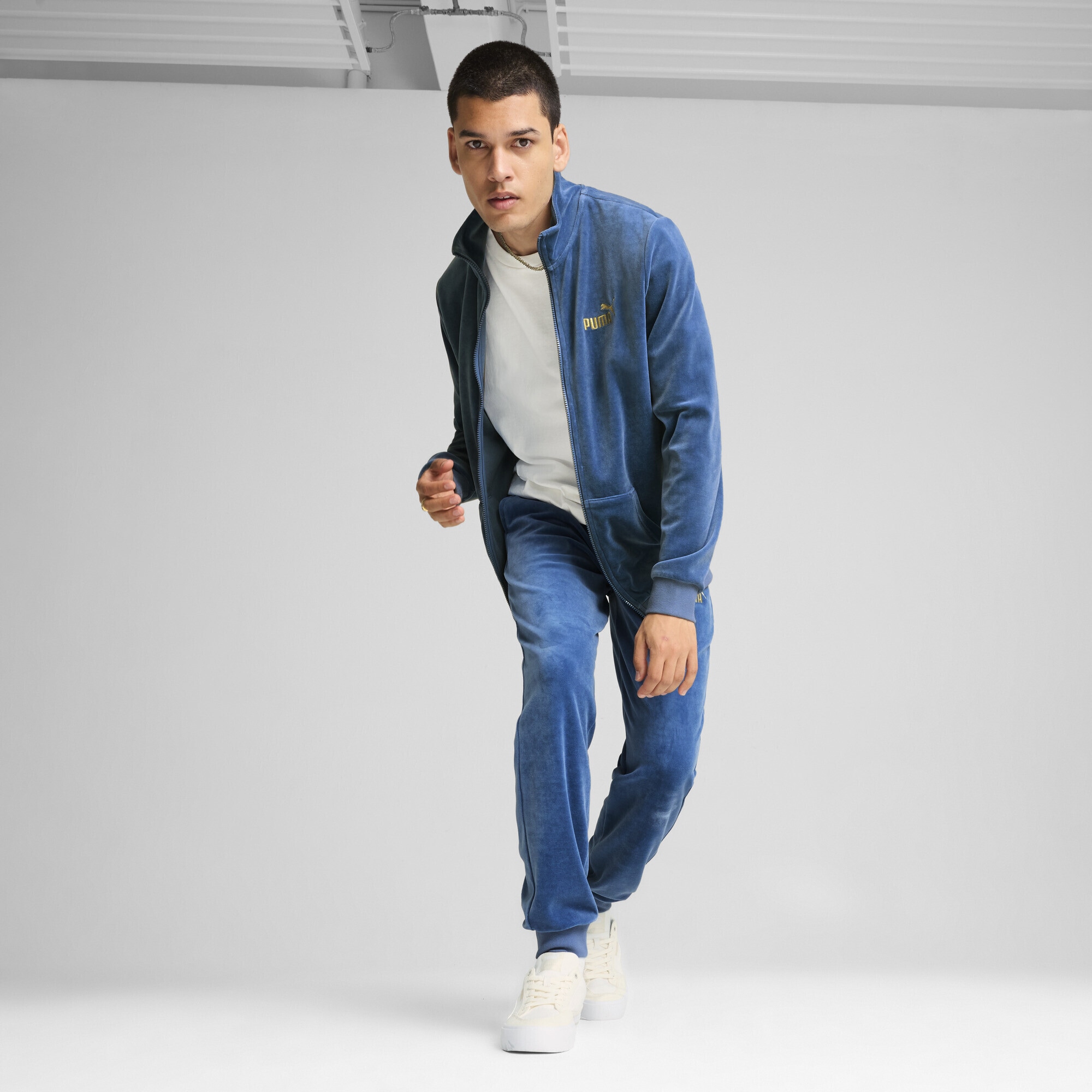 PUMA Sweatjacke »ESS+ MINIMAL GOLD Jacke Herren«