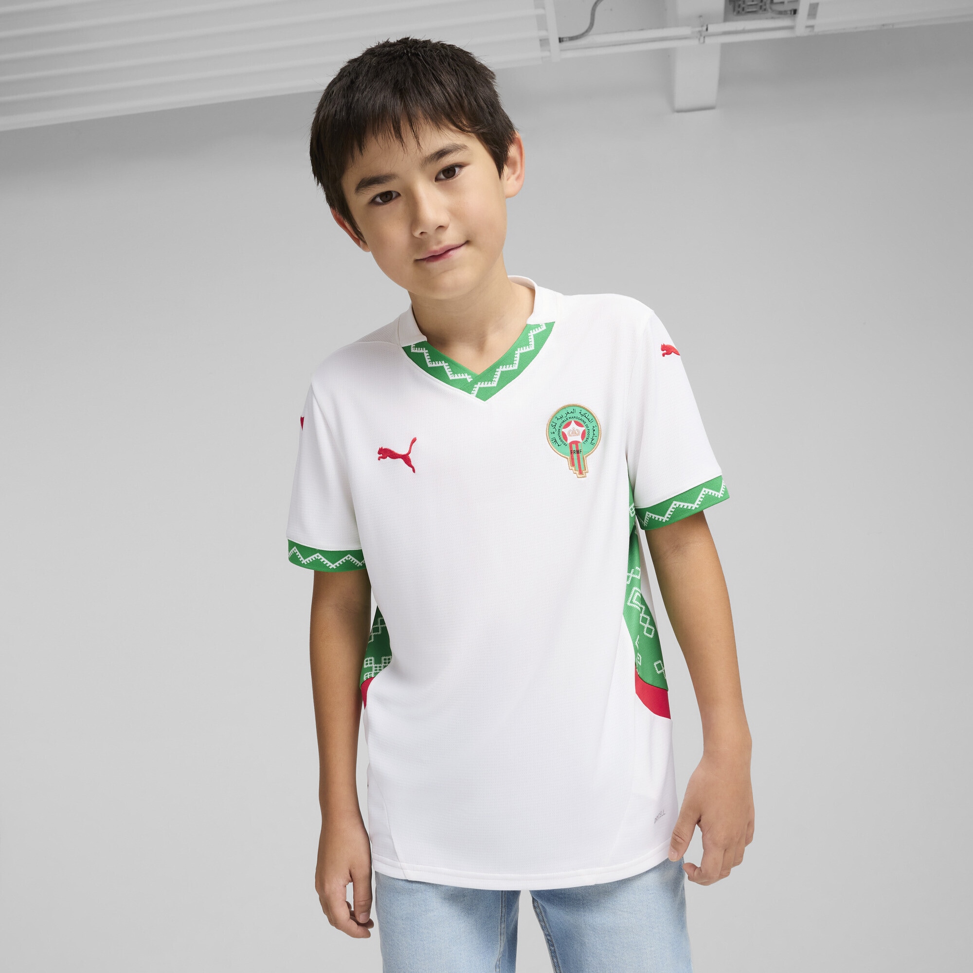 PUMA Trainingsshirt »Marokko 2025 Auswärtstrikot Jugendliche«