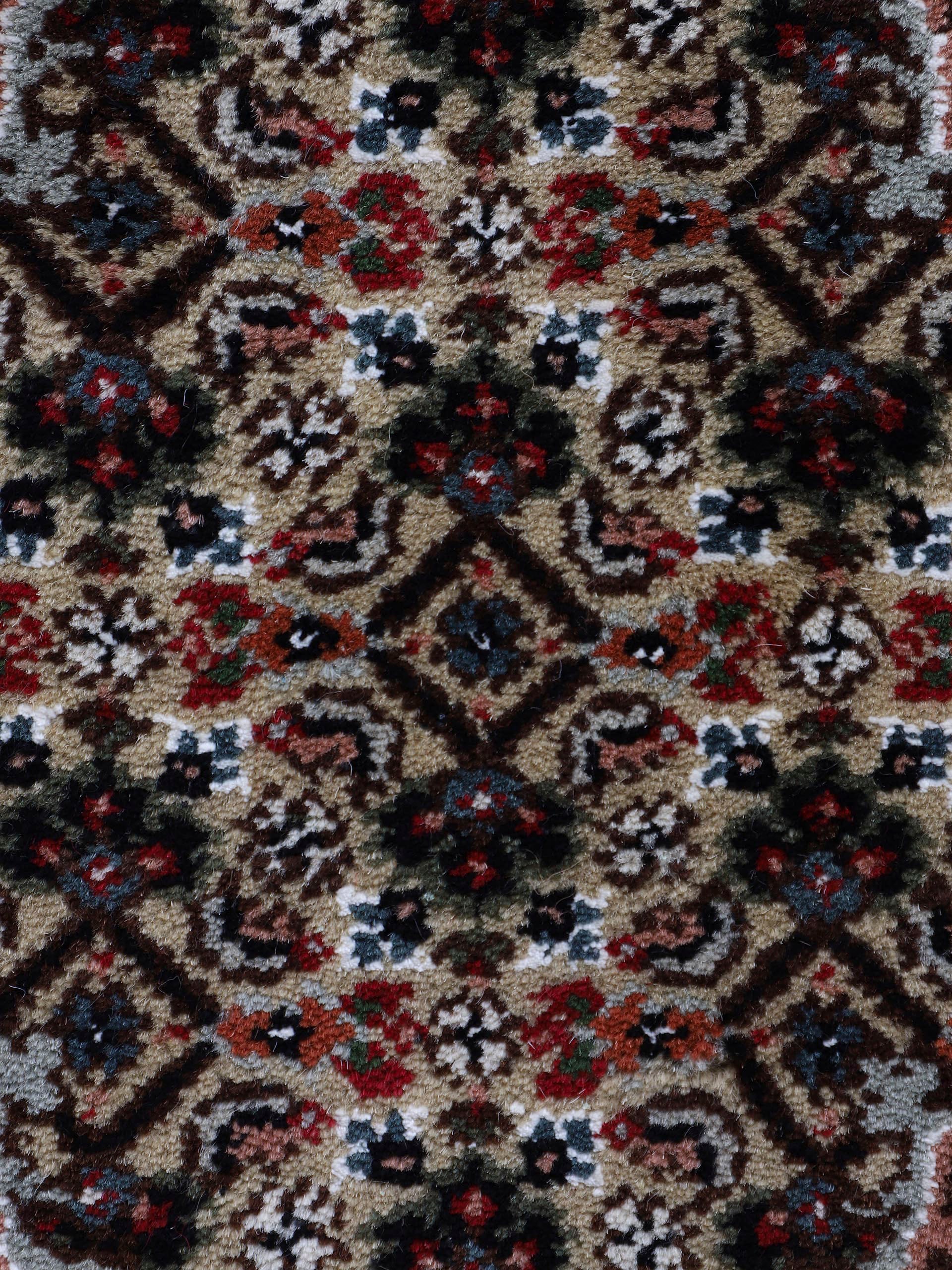Woven Arts Läufer »Orientteppich Tabriz Mahi«, rechteckig, 15 mm Höhe, handgeknüpft, Wohnzimmer, reine Wolle für ein warmes Raumklima