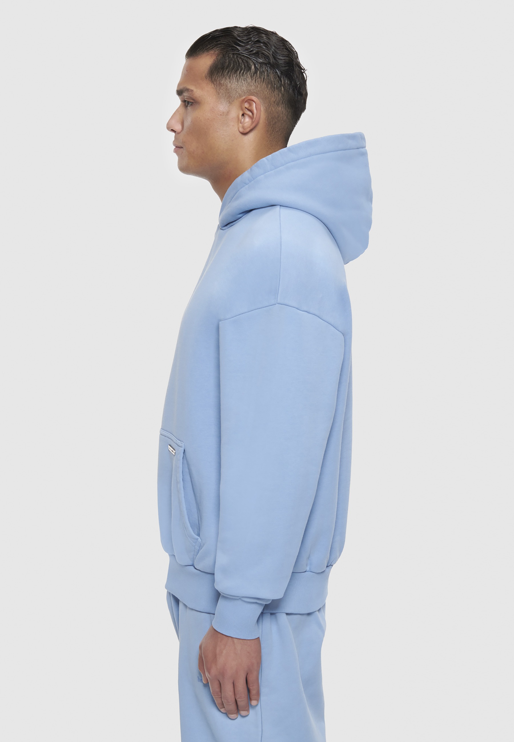 Dropsize Kapuzenpullover »Dropsize Herren Bazix Republiq Super Heavy Blank Hoodie« 1 Stk.