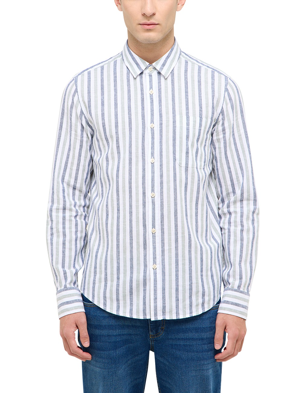 MUSTANG Langarmhemd "Herren Style Rawlins" günstig online kaufen