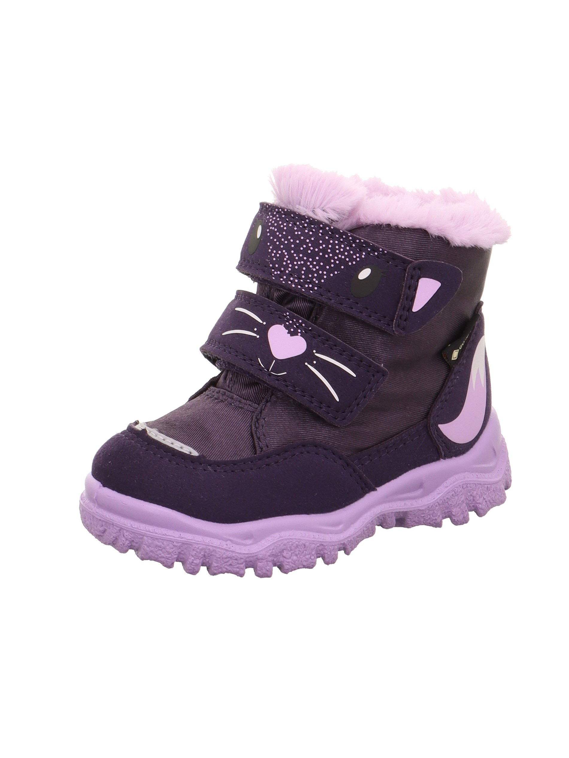 Superfit Winterboots "HUSKY+, WMS: weit" Klettboots mit süßem Tiermotiv, Größenschablone zum Download
